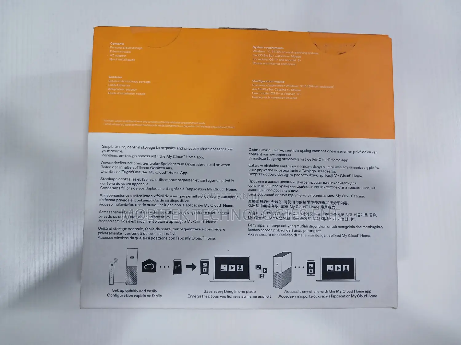 8tb Wd My Cloud Home Power Networking External Hard Drive