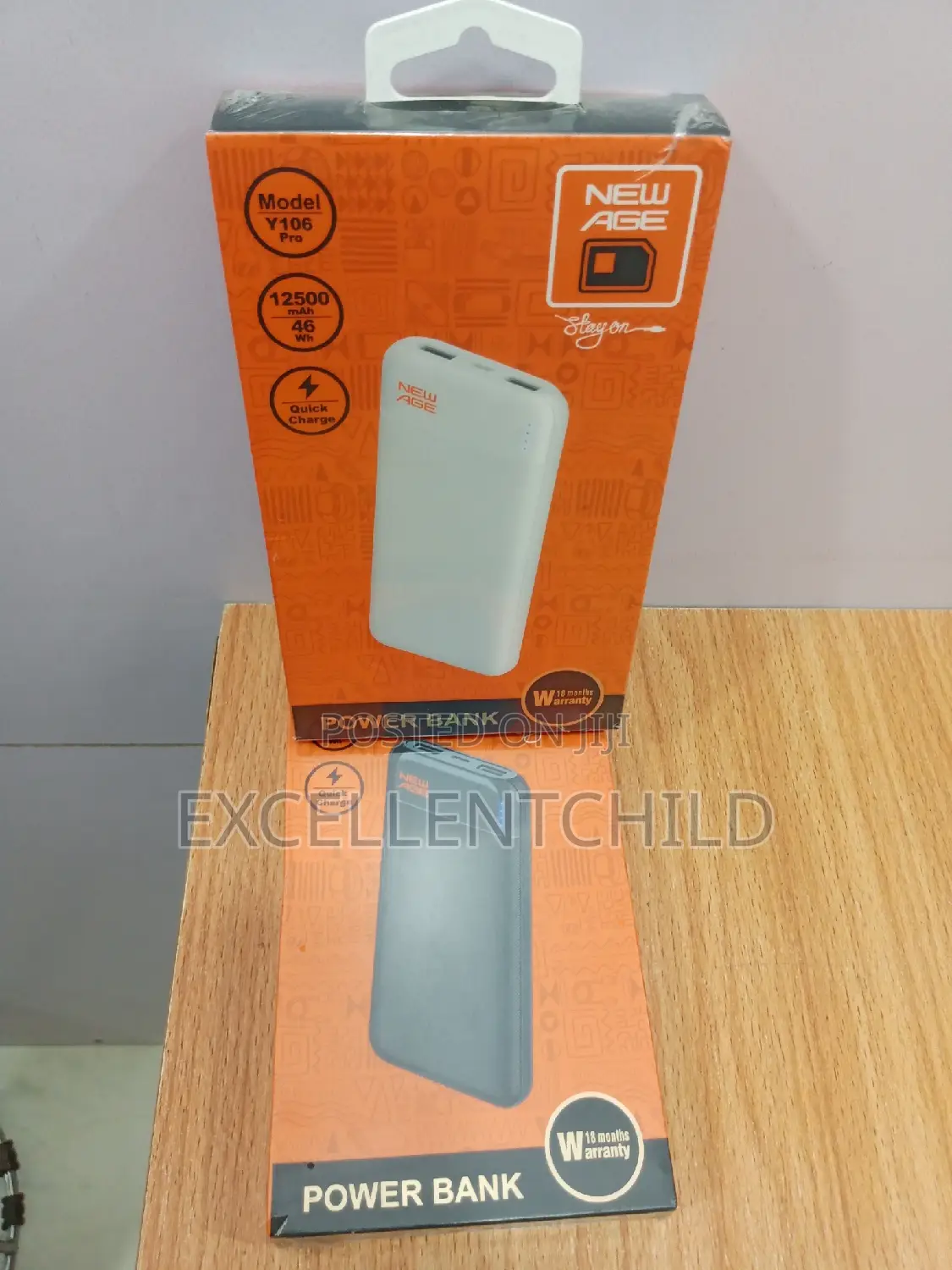 New Age 12500 Mah Power Bank (Y106 Pro)