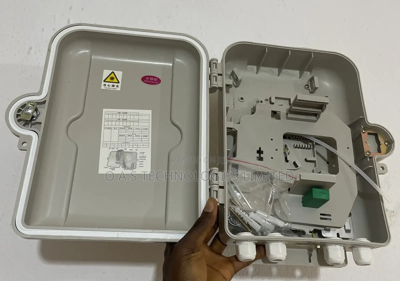 16 Core Fiber Optic Terminal Box 32x12x28 Cm