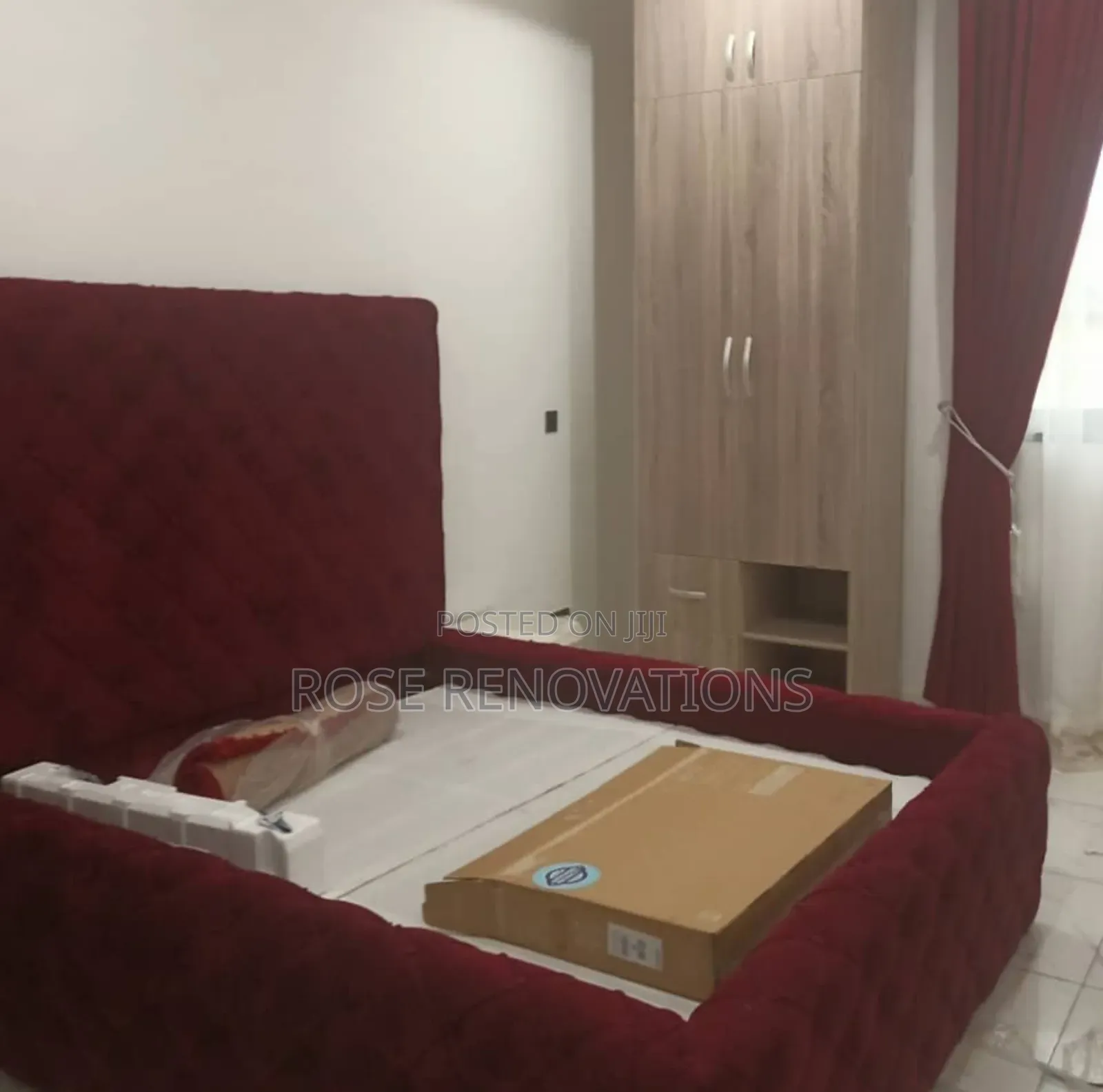 Wine Colour Bedframe