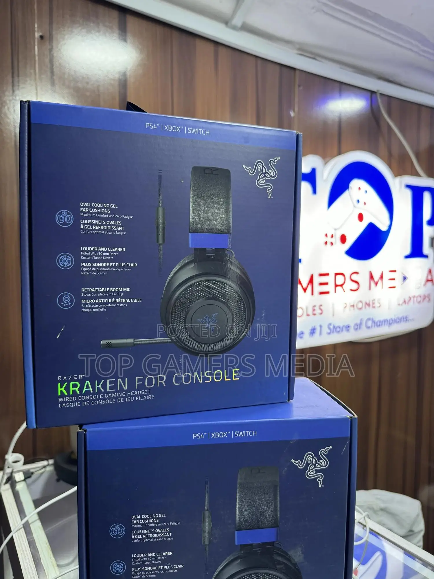 Razer Kraken for Console Wired Gaming Headset | Black/Blue