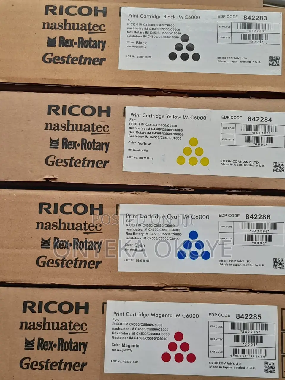 Original Ricoh Nashuatec IMC 4500,5500,6000
