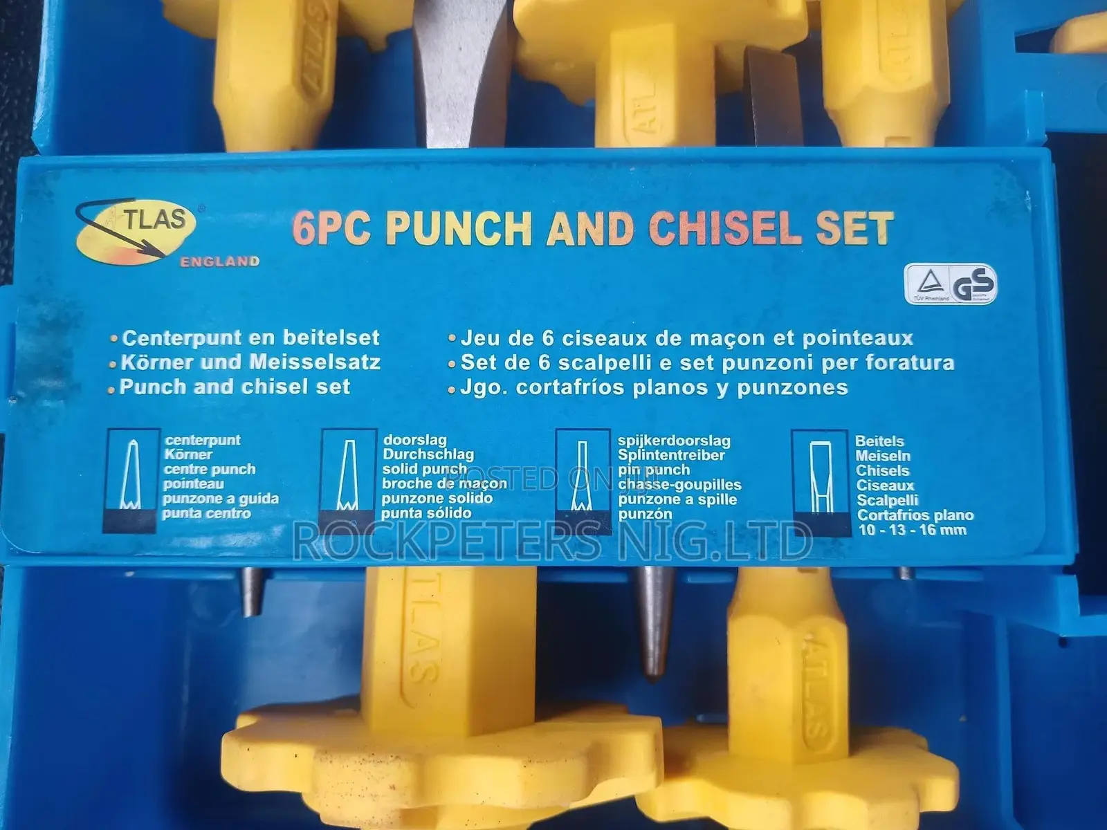 ATLAS 6pc Punch Chisel Set