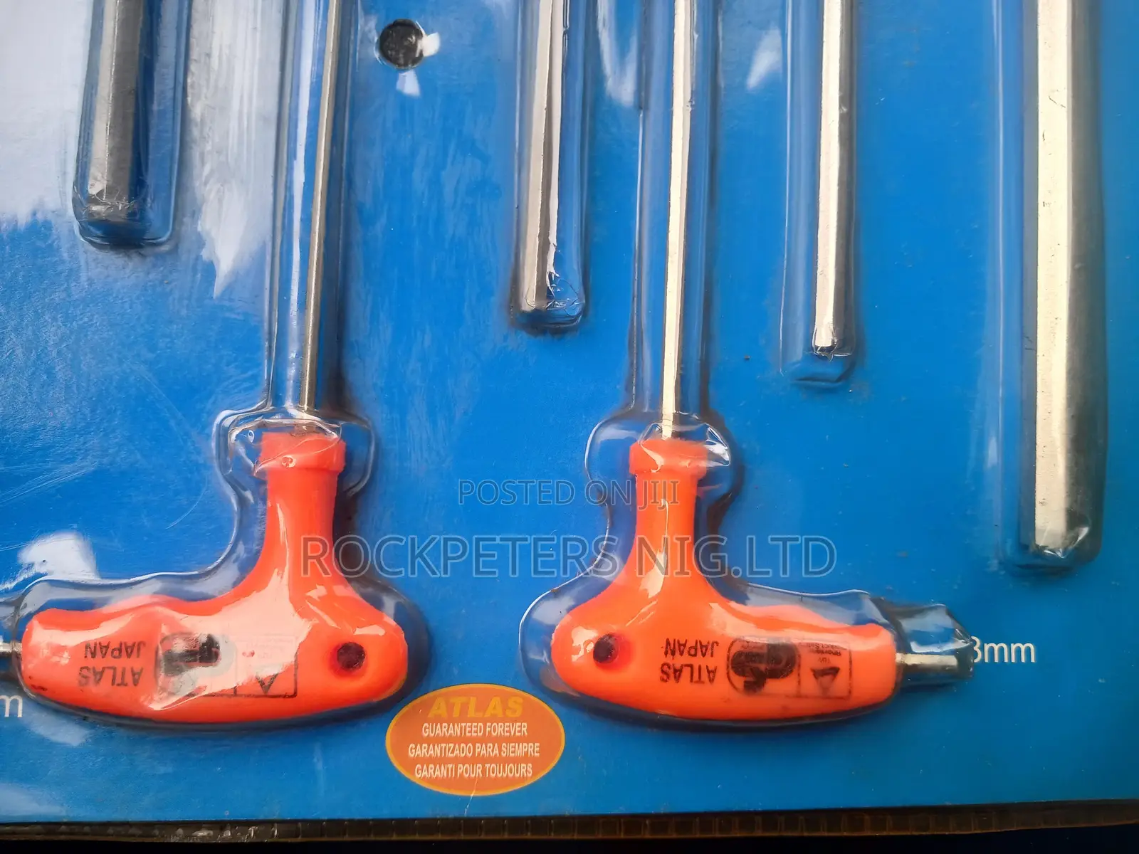 ATLAS 6pcs T-Handle Hex Key Wrench Set