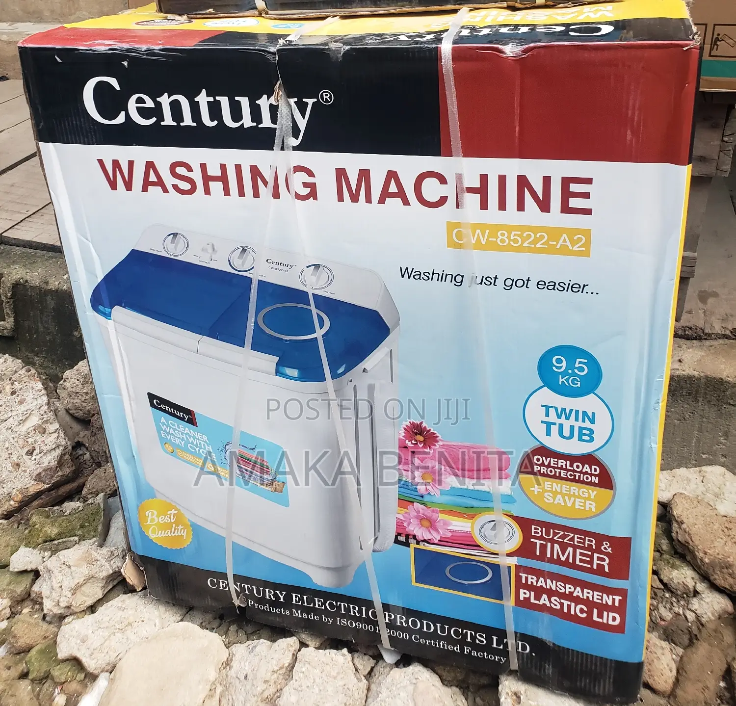 Century Washing Machine 9.5ltrs