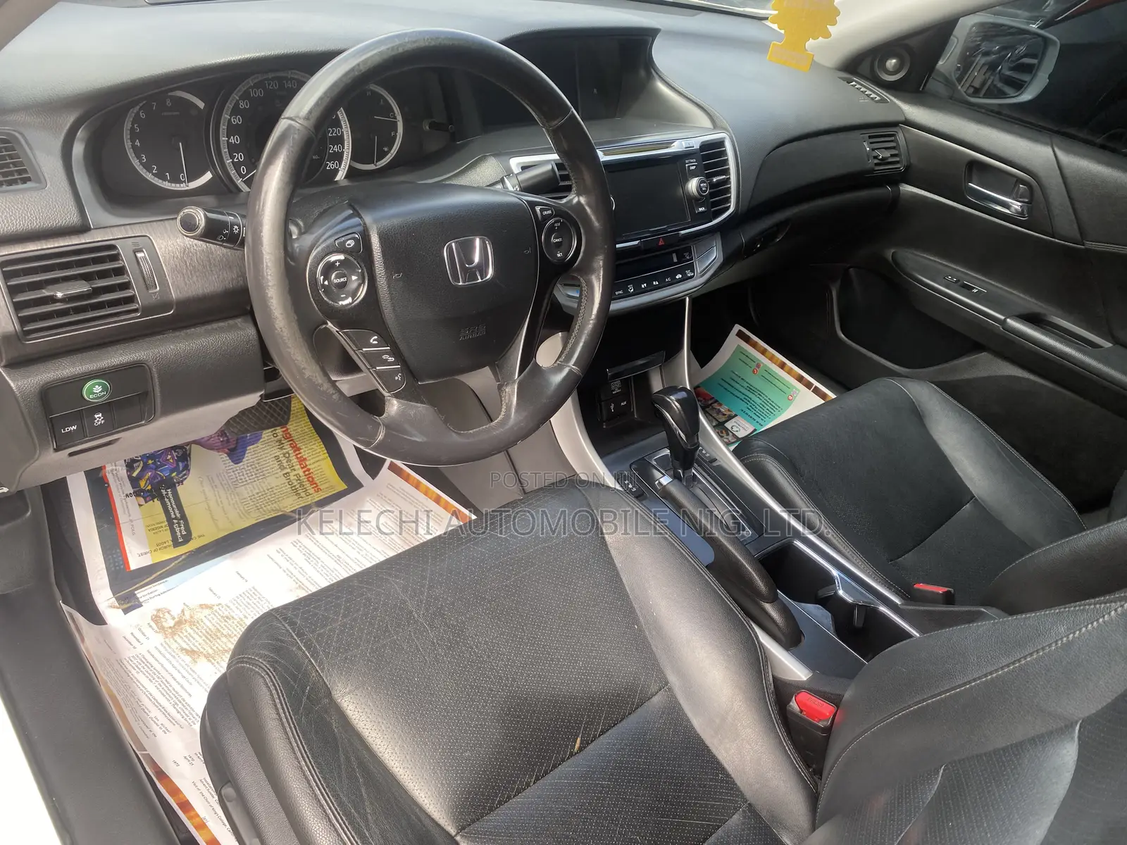 Honda Accord EX-L V-6 4dr Sedan (3.5L 6cyl 6A) 2014 White