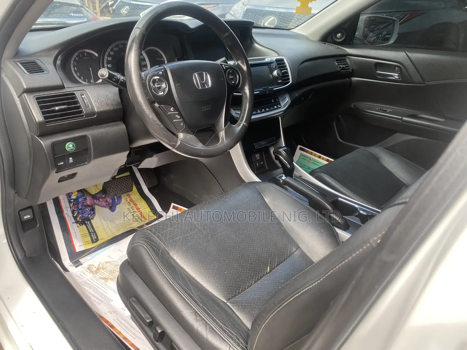 Honda Accord EX-L V-6 4dr Sedan (3.5L 6cyl 6A) 2014 White