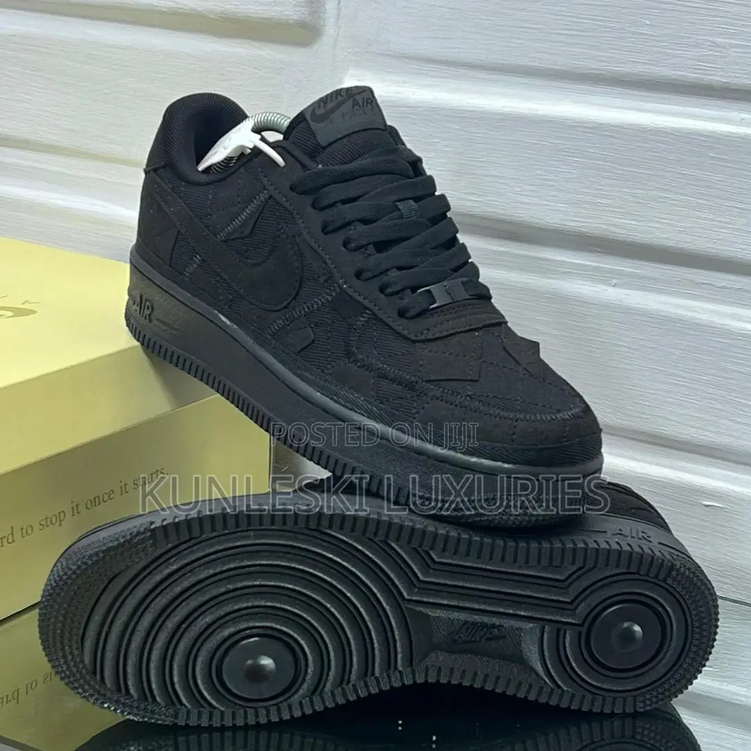 Nike Billie Eilish Air Force 1 Panneled Suede Sneakers