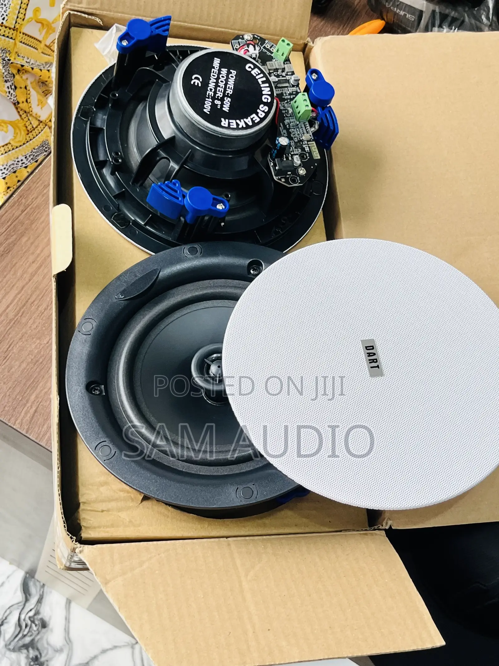 Dart Frameless Ceiling Speaker 50watts Two in One