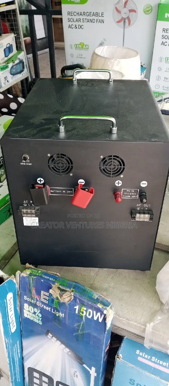 Solar Generator,3000watts,Lithium Battery, Built-in Inverter