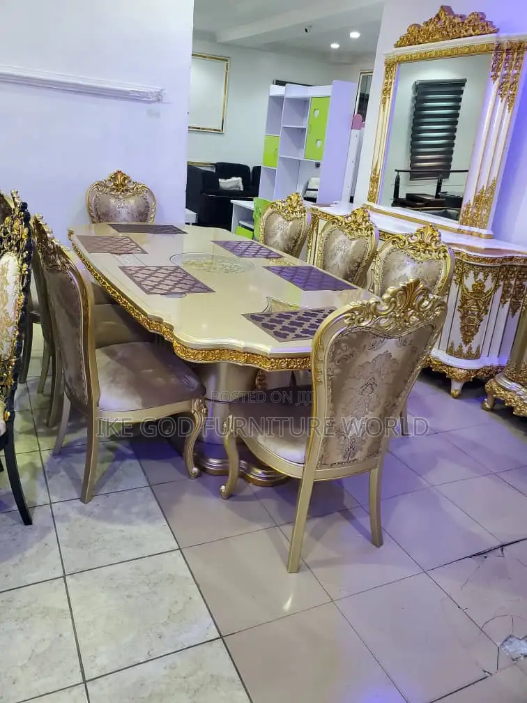 8seater High Classic Turkish Royal Family Dining Table