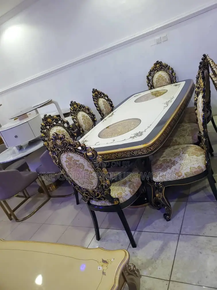 8seater High Classic Turkish Royal Family Dining Table