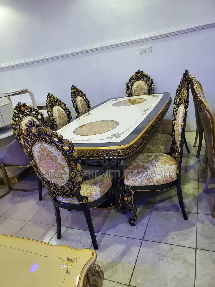 8seater High Classic Turkish Royal Family Dining Table