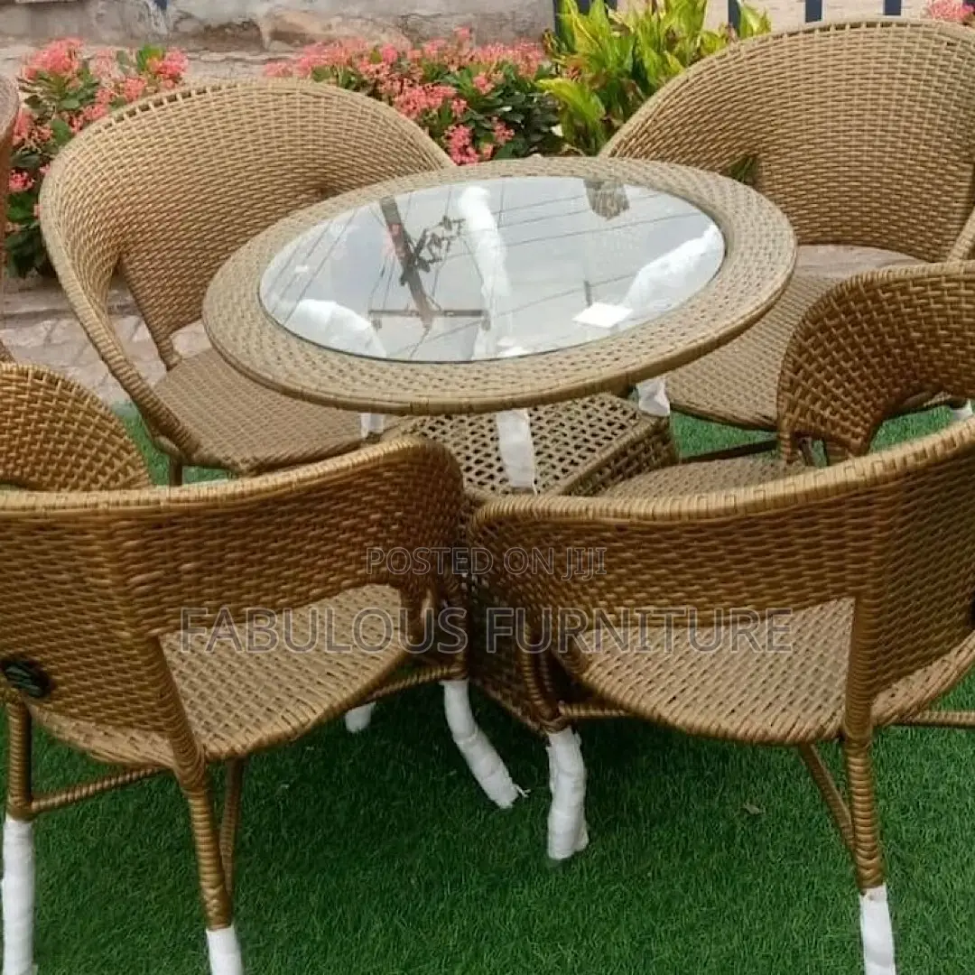 Rattan Outdoor Set / Dining Set by 4 Seaters as Seen