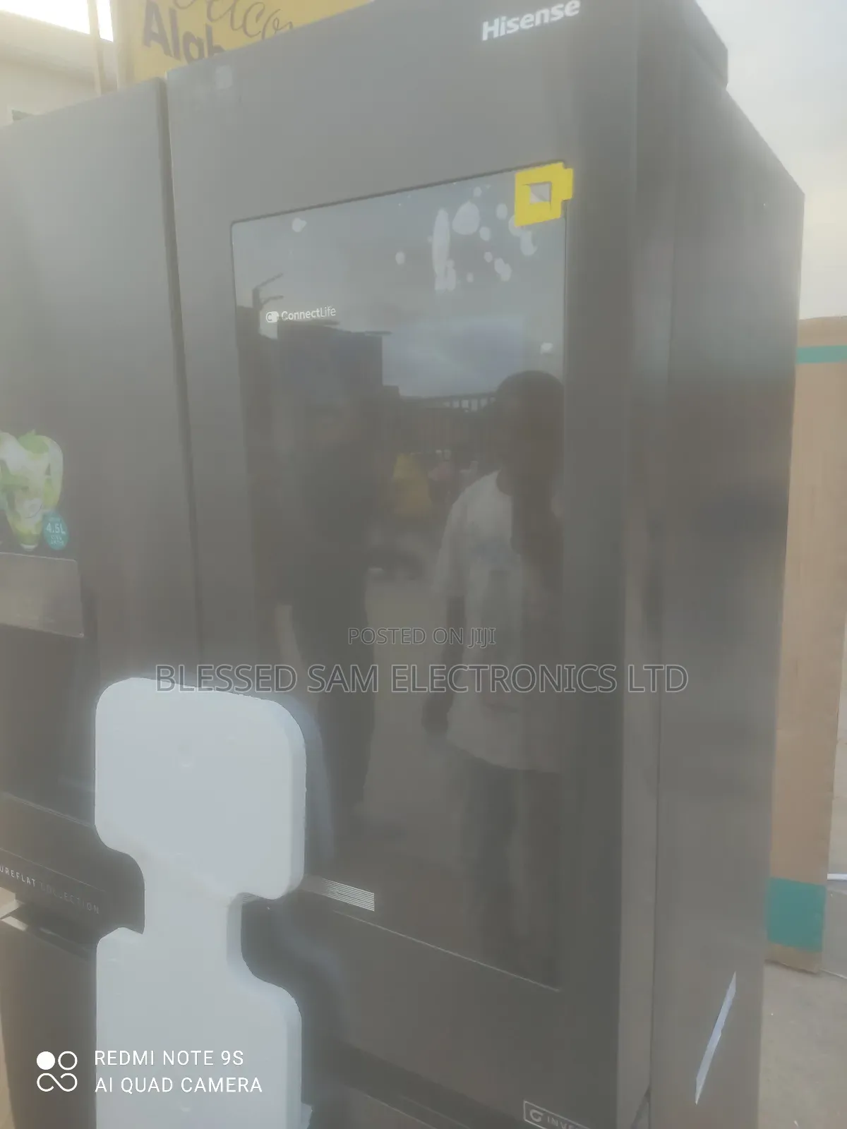 Hisense 4 Doors Inverter Fridge>Built 21"Inch TV >Dispenser