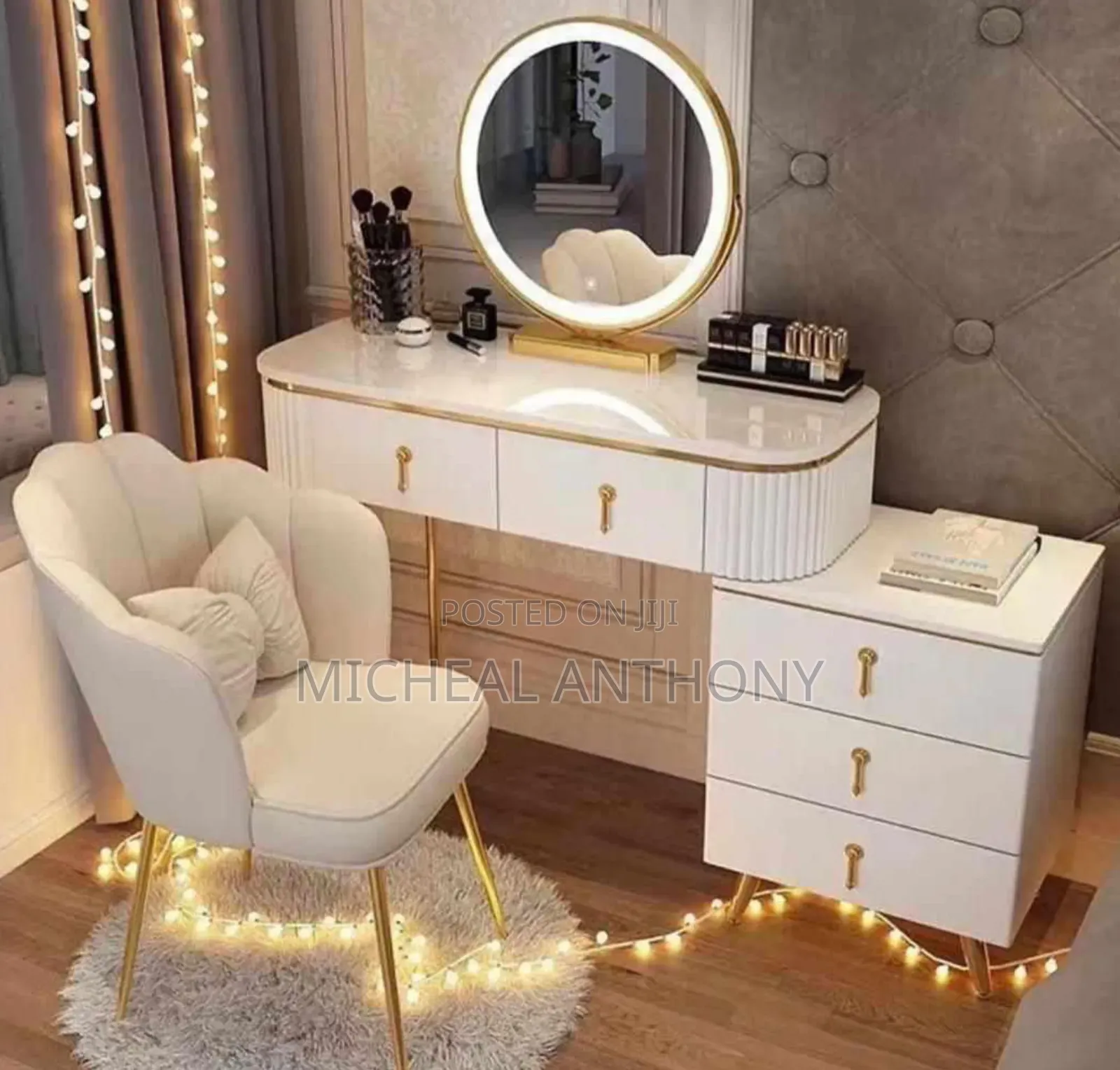 High Quality Console Mirror With Chair