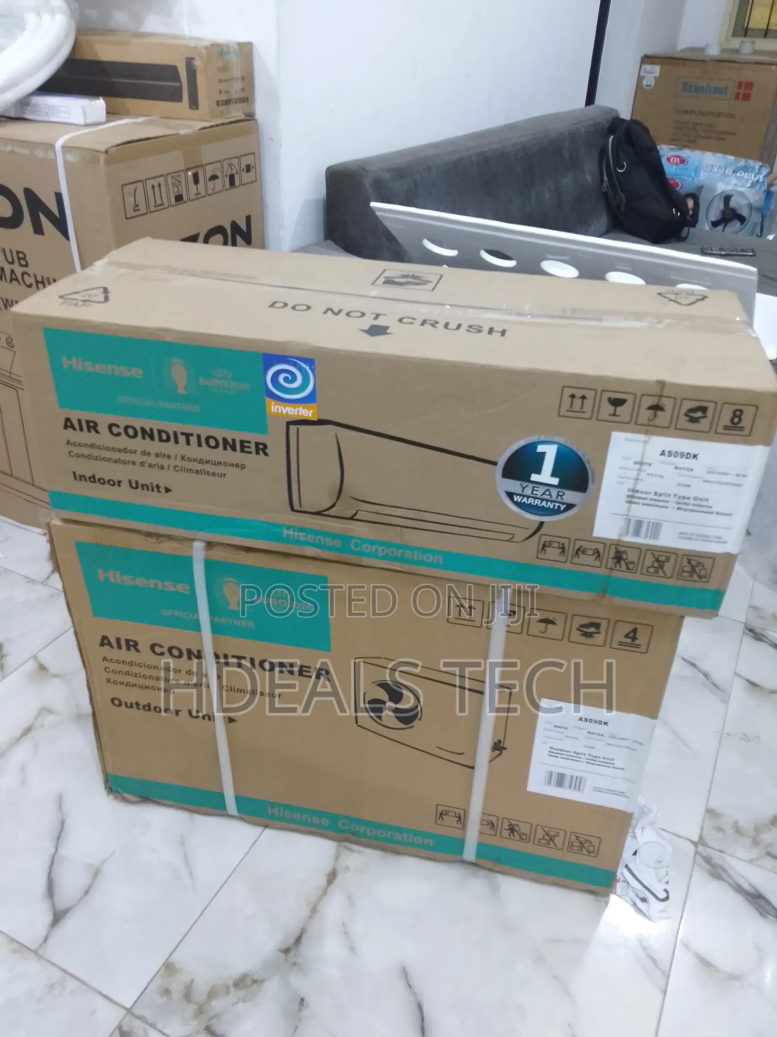 Hisense Air Conditioner 1HP Split Copper Inverter.