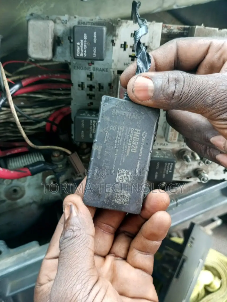 Installation of Car Tracker