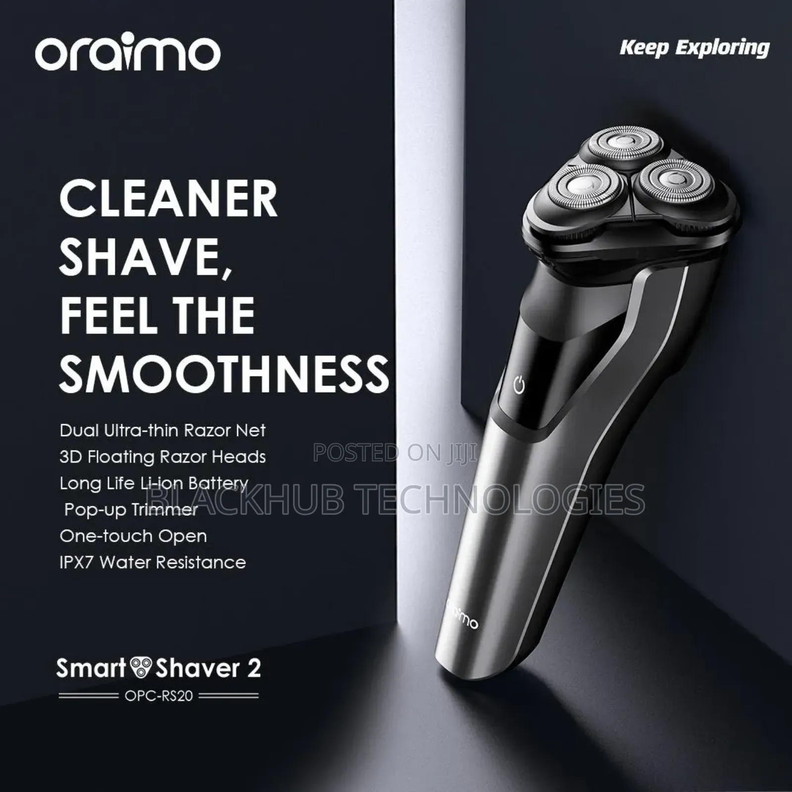 Oraimo Smart Shaver 2 IPX7 Smoothness Shaver