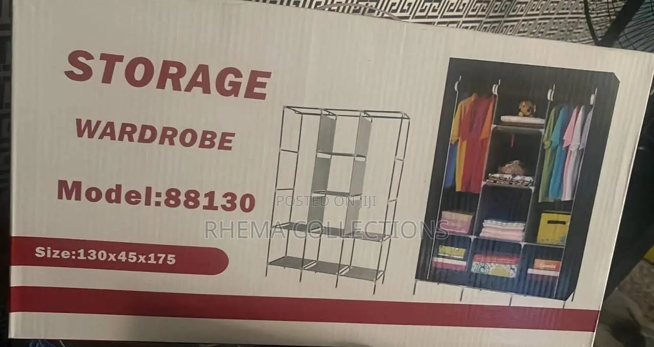 Iron Strong Cloth Wardrobe