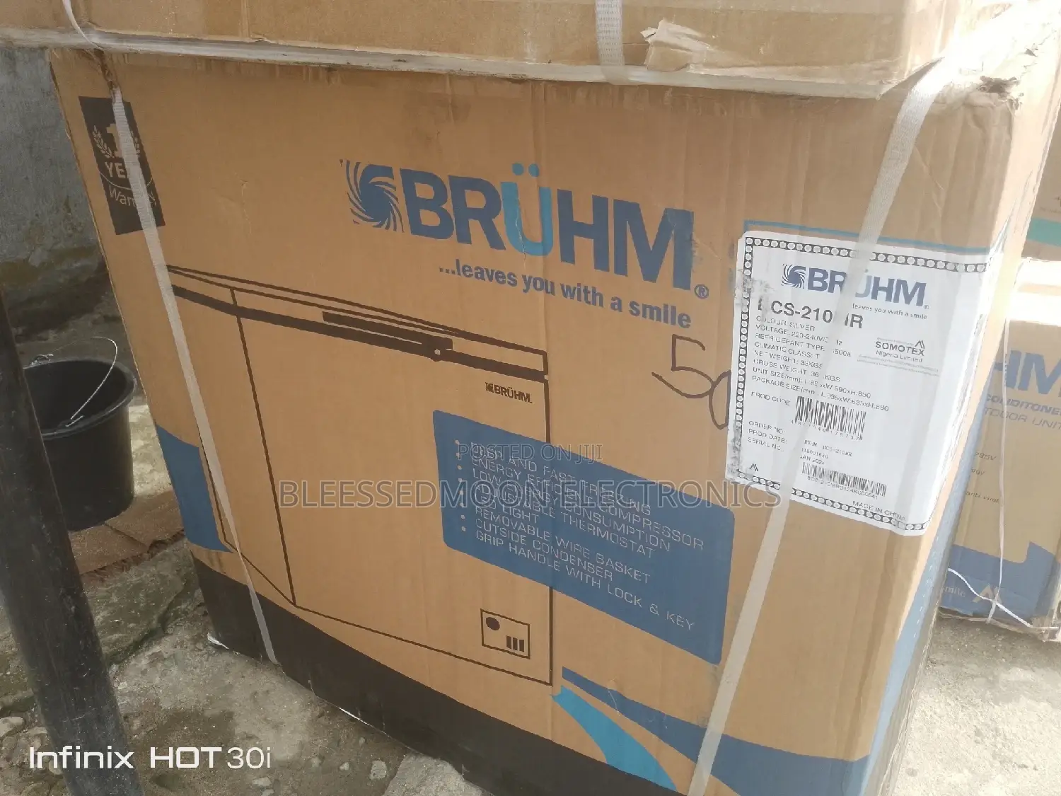 Bruhm Italian Inverter Freezer 3 Fit External Condenser
