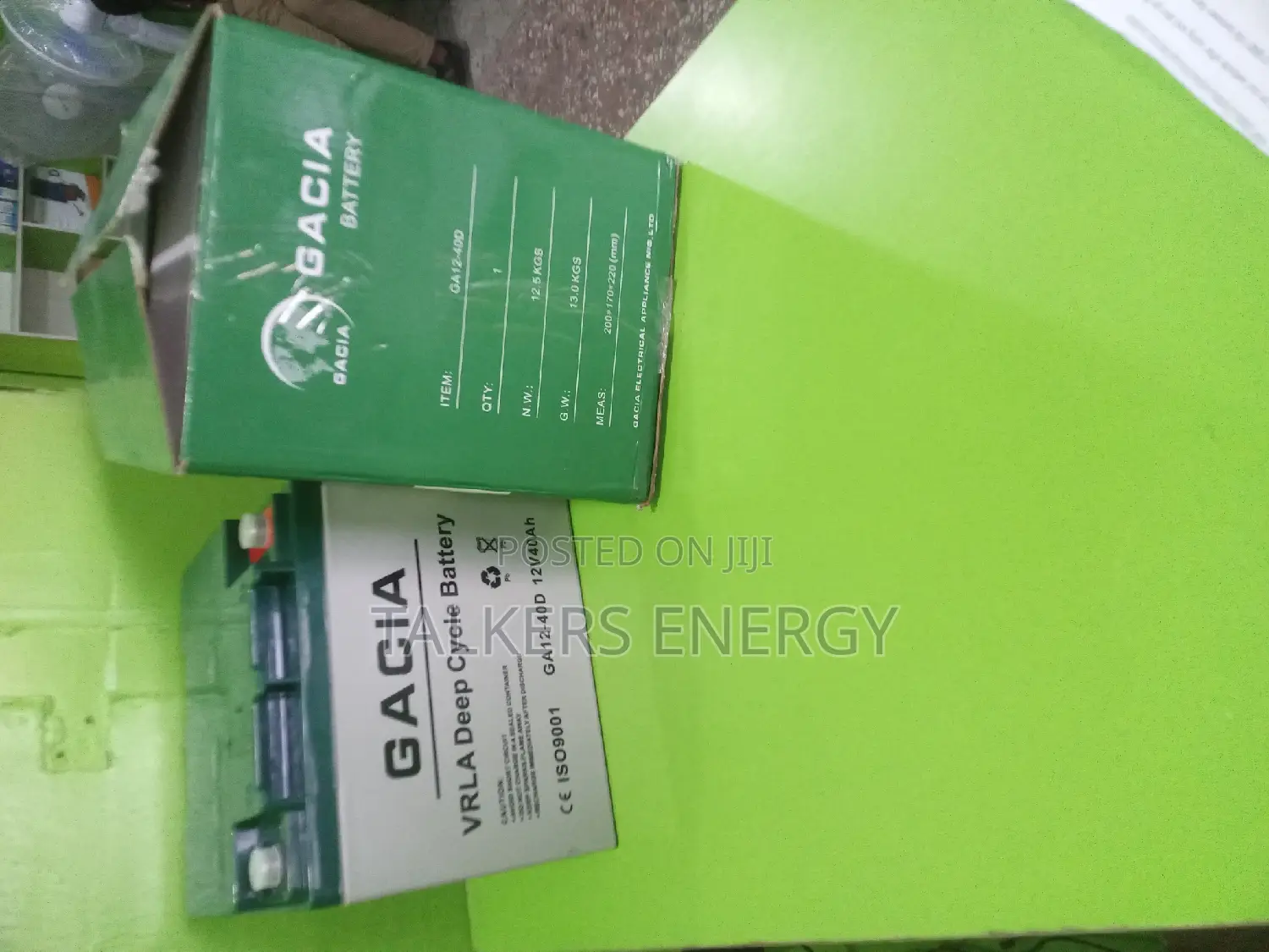 Gacia 12v 40ah Deep Cycle Battery