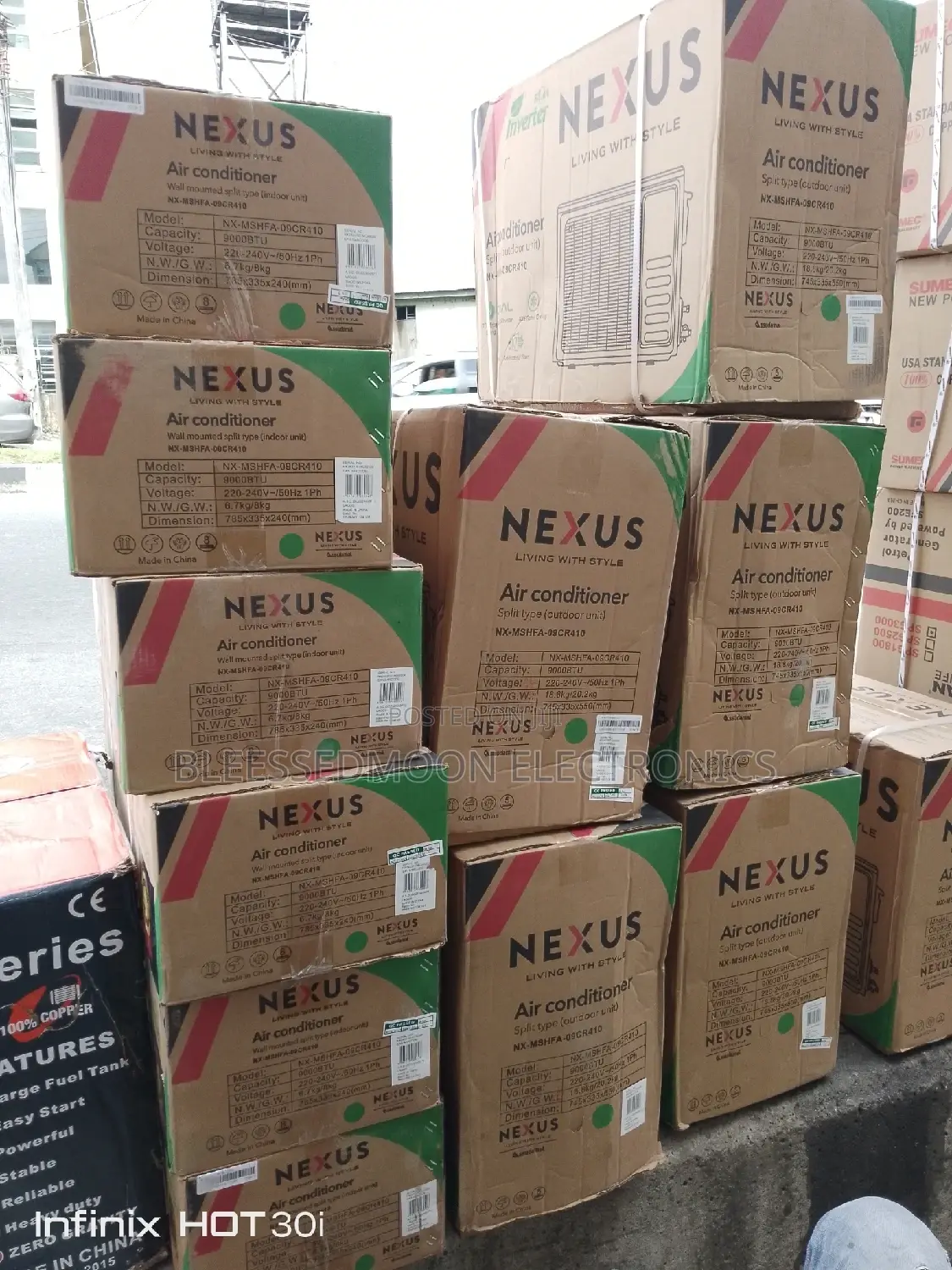 Nexus Inverter Air Conditioner 1hp/1.5 HP Cooper Condenser