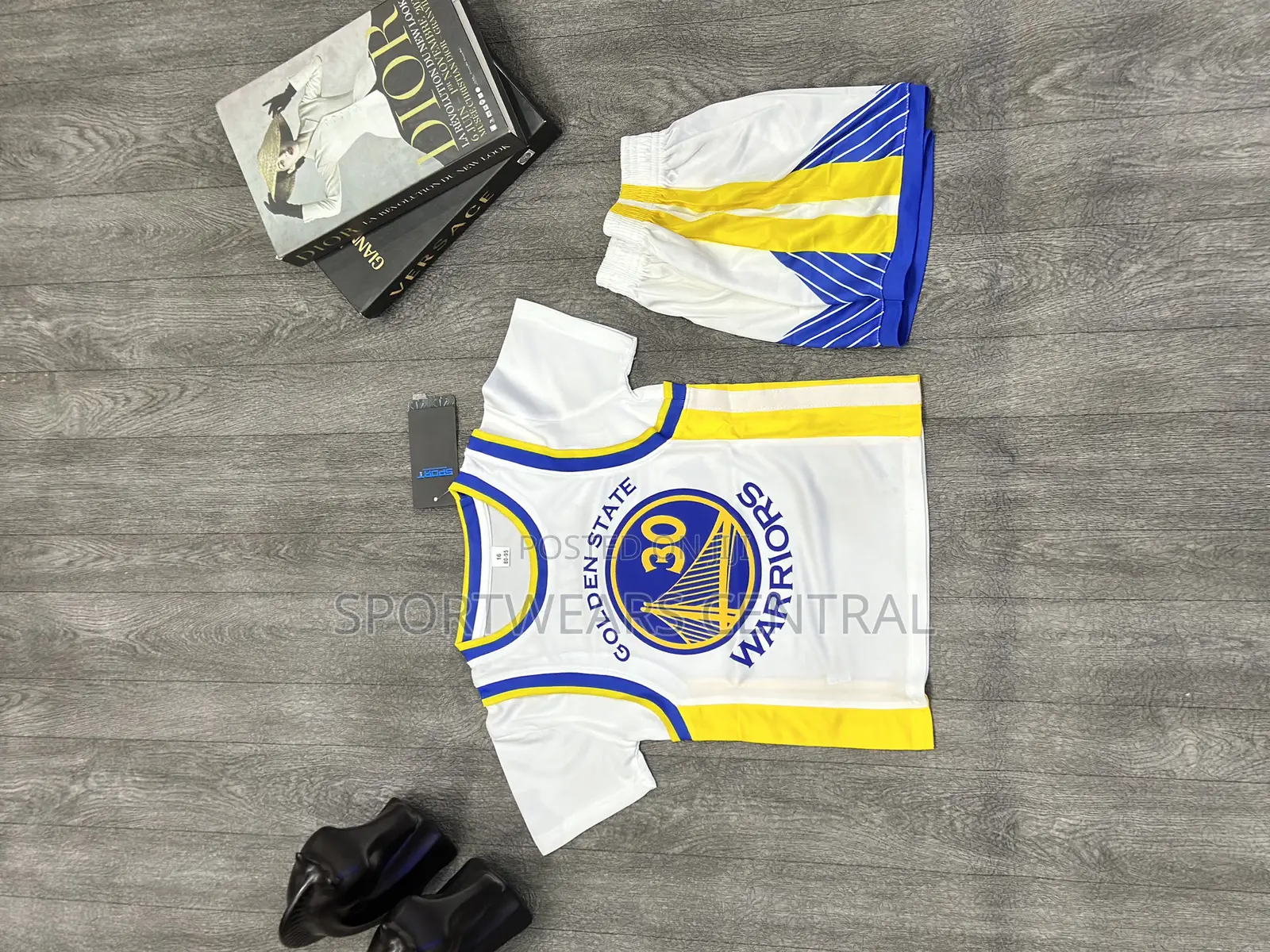 Golden State Warriors Kids JERSEY White and Blue Age 1 to 14