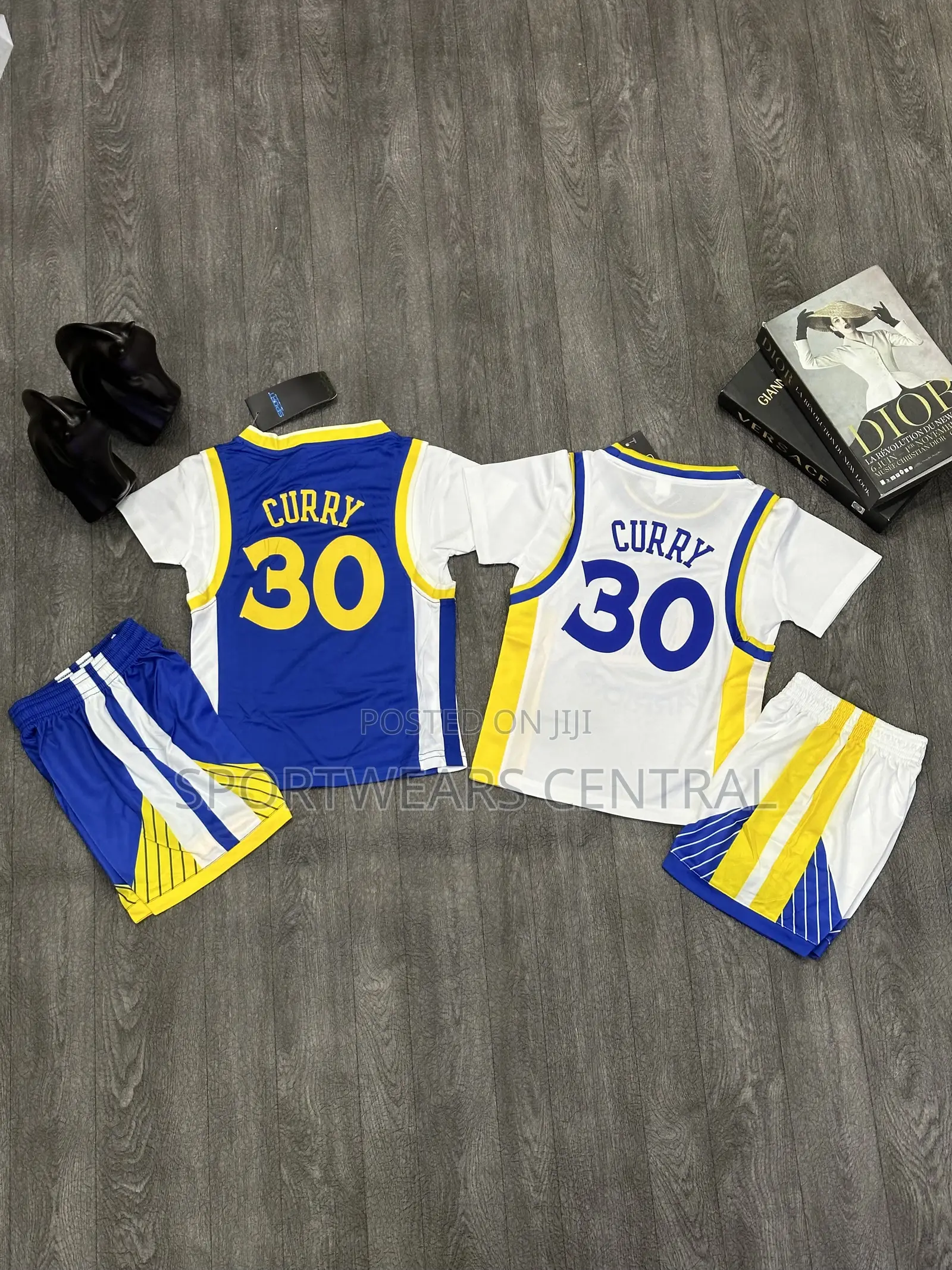 Golden State Warriors Kids JERSEY White and Blue Age 1 to 14