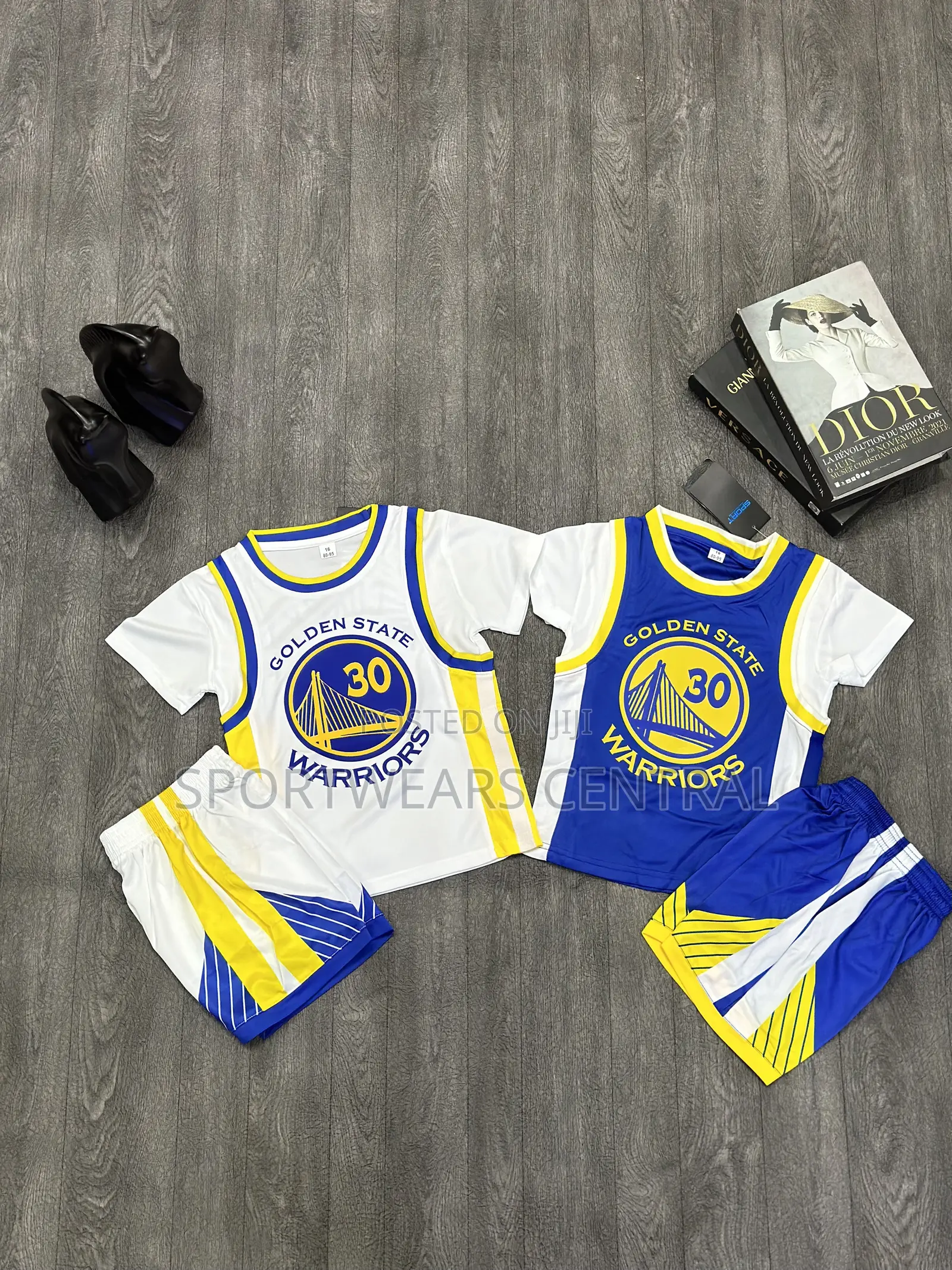 Golden State Warriors Kids JERSEY White and Blue Age 1 to 14