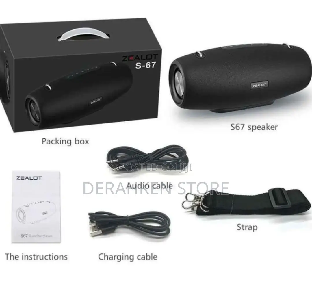 Zealot S67 Portable 60w Wireless Bluetooth Speaker