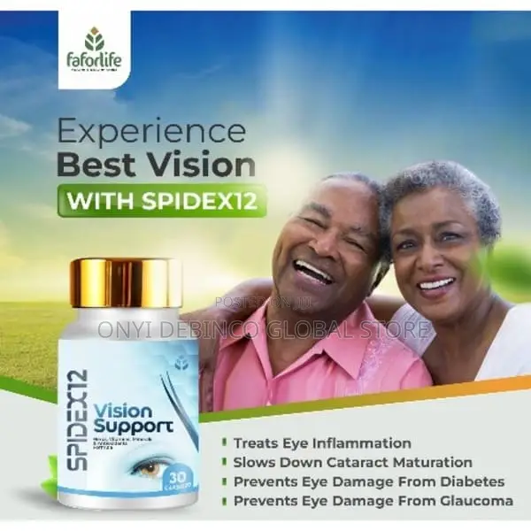 Faforlife Vision Plus - Spidex 12 - 30 Capsules