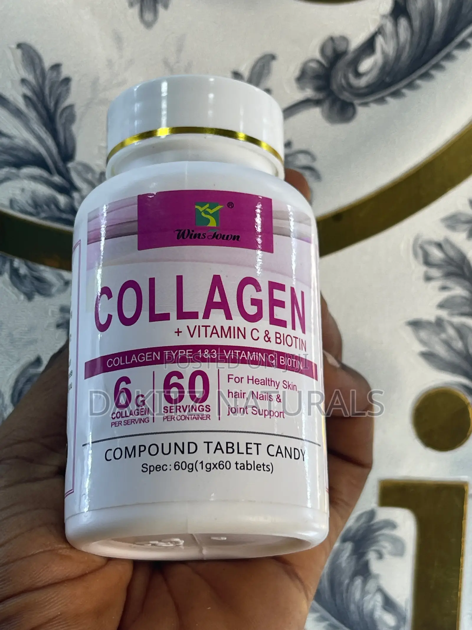 Collagen + Vitamin C + Biotin Collagen Type 1 3