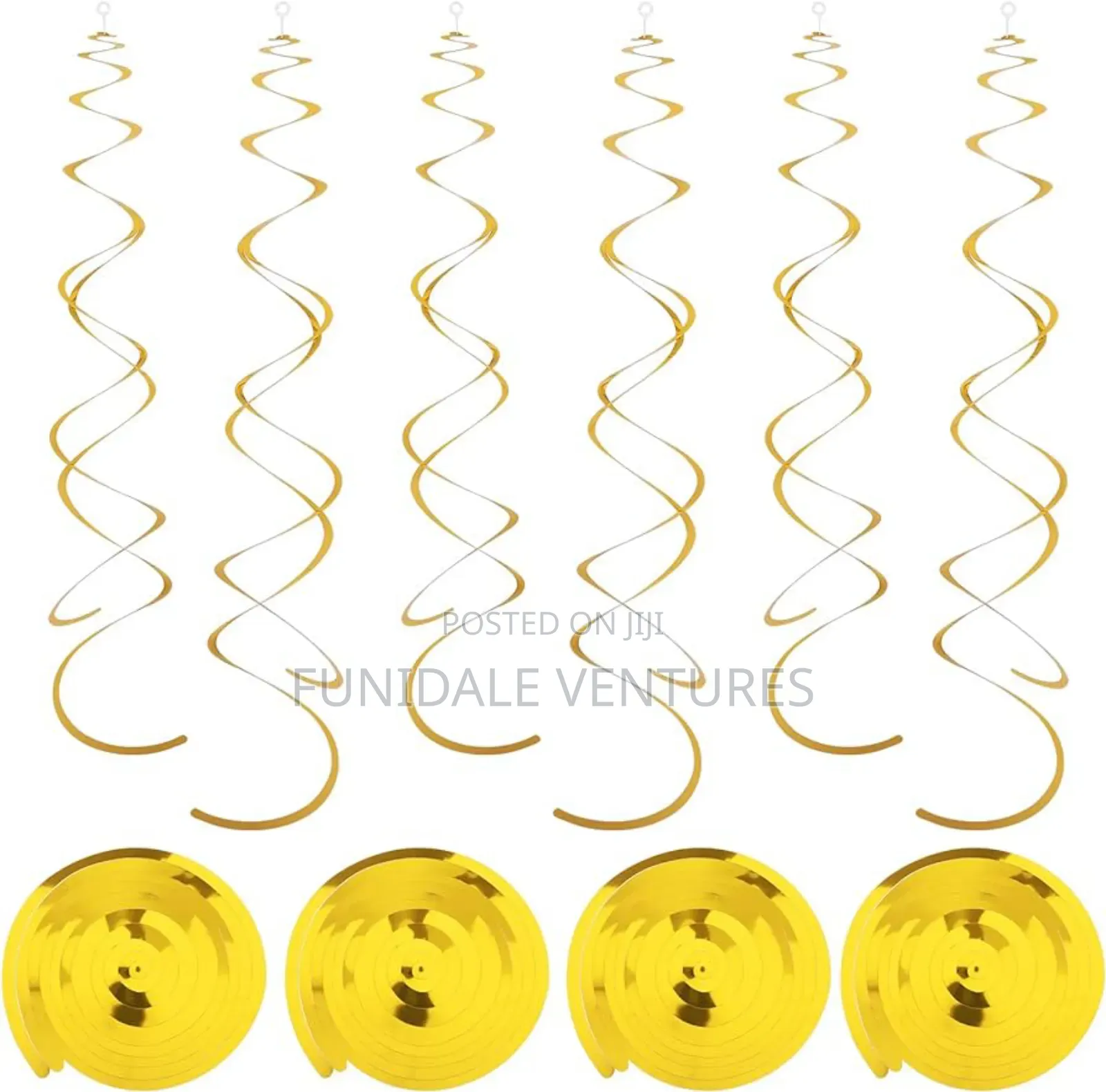 30 Pack Hanging Swirls Decoration