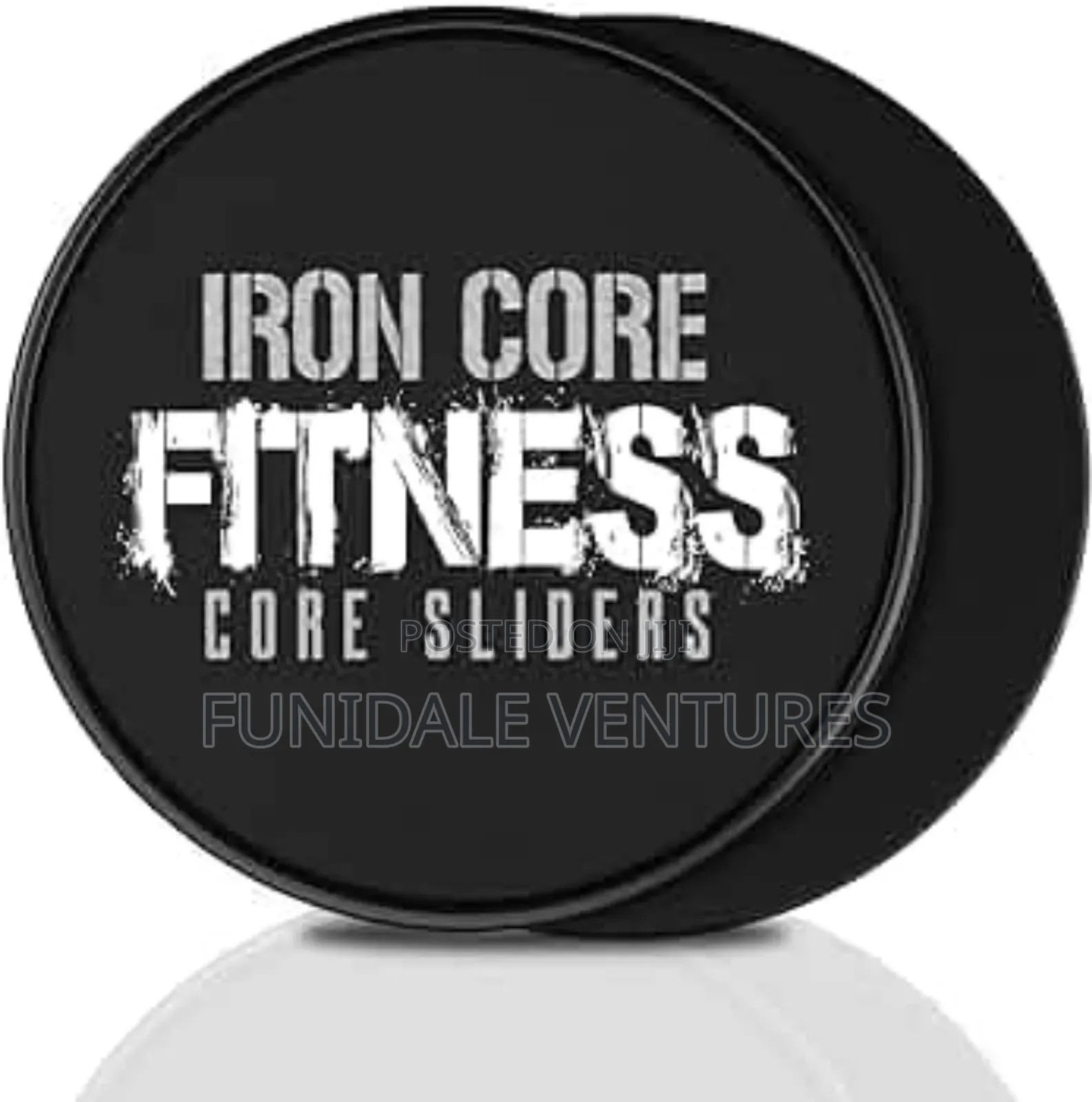 Black Iron Core Fitness Sliders