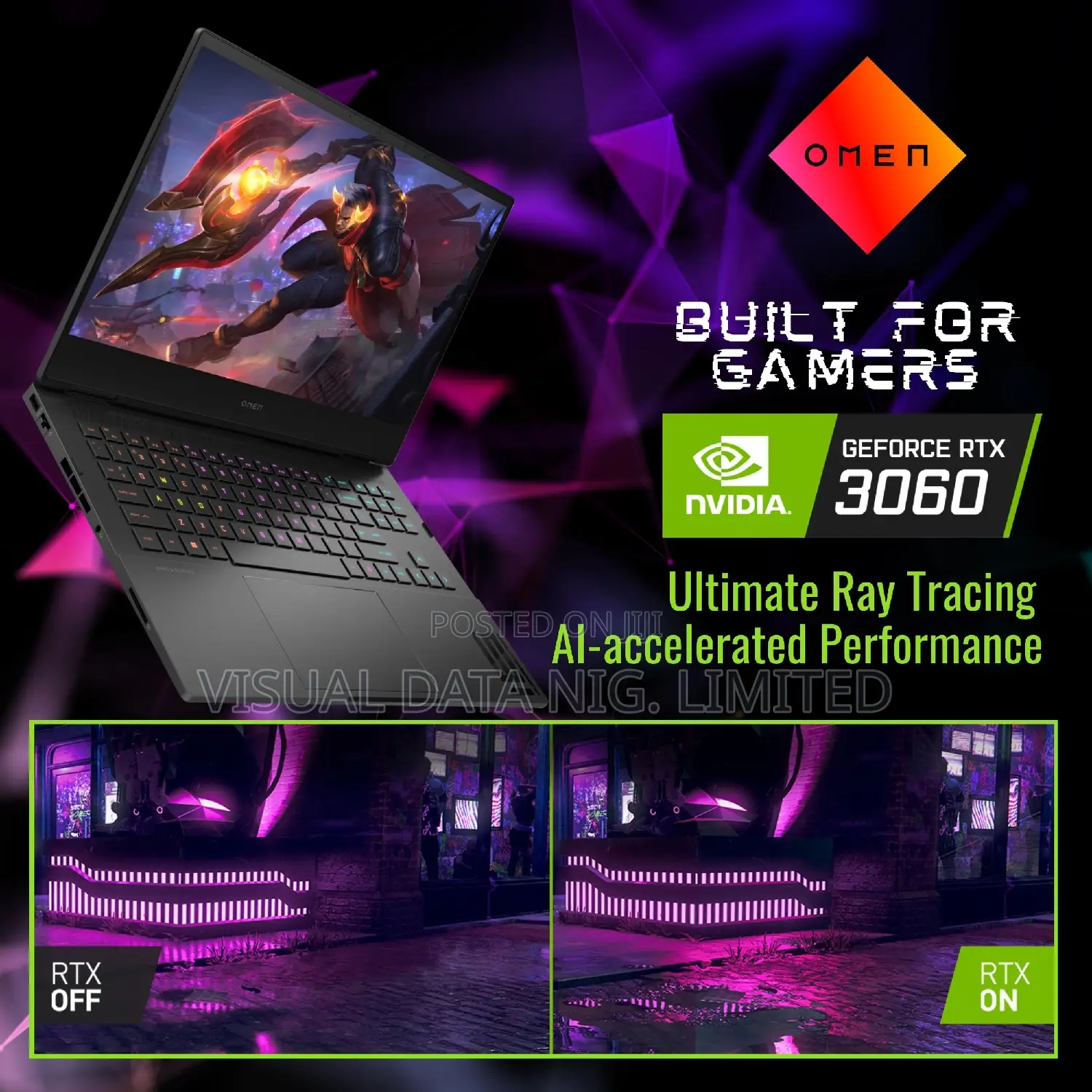 New Laptop HP Omen 16 16GB Intel Core I9 SSD 1T