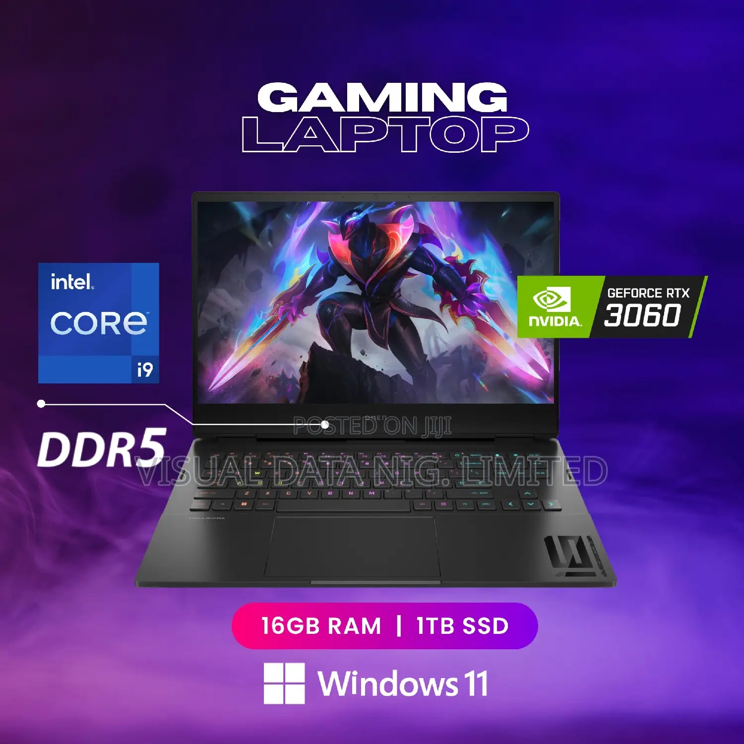 New Laptop HP Omen 16 16GB Intel Core I9 SSD 1T