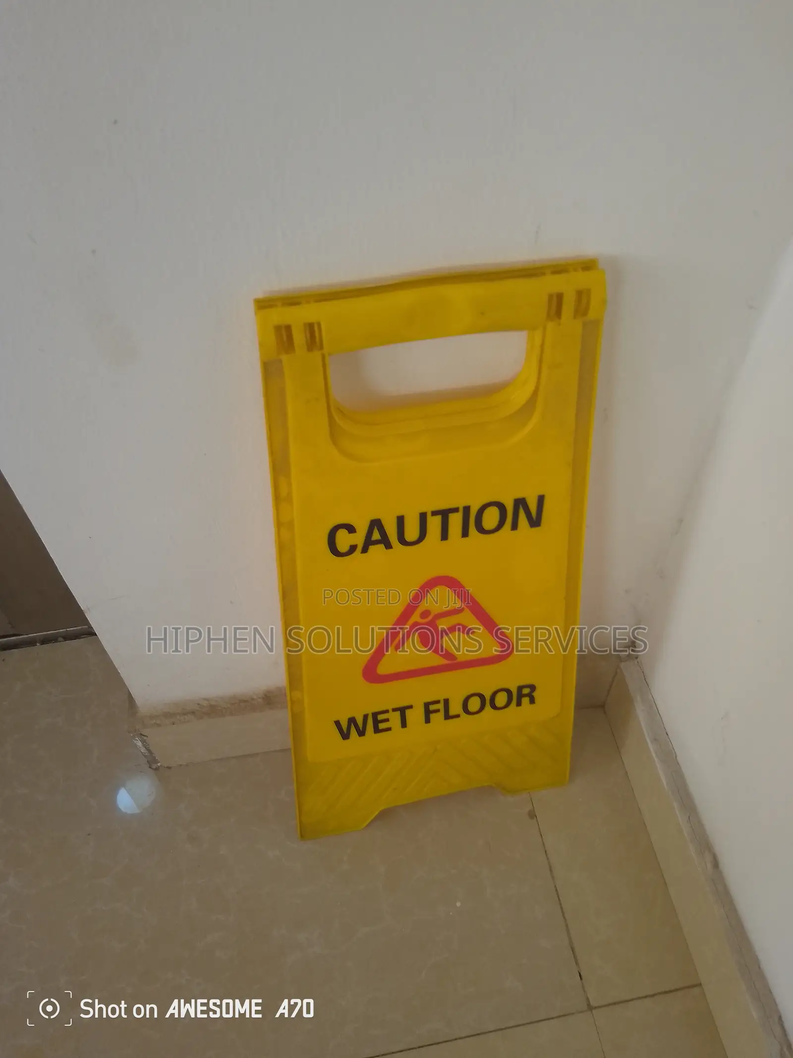 Wet Floor Safety Sign - Caution