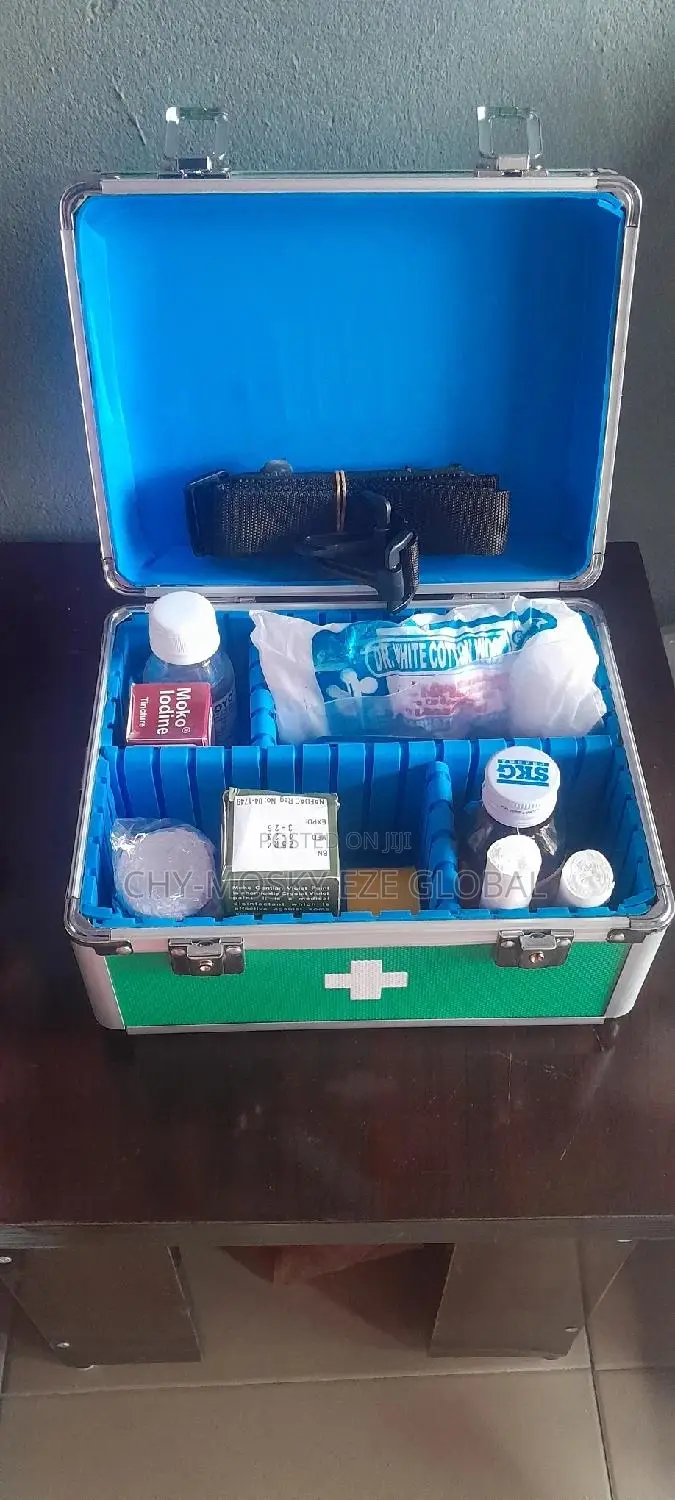 Portable First Aid Box With Accessories