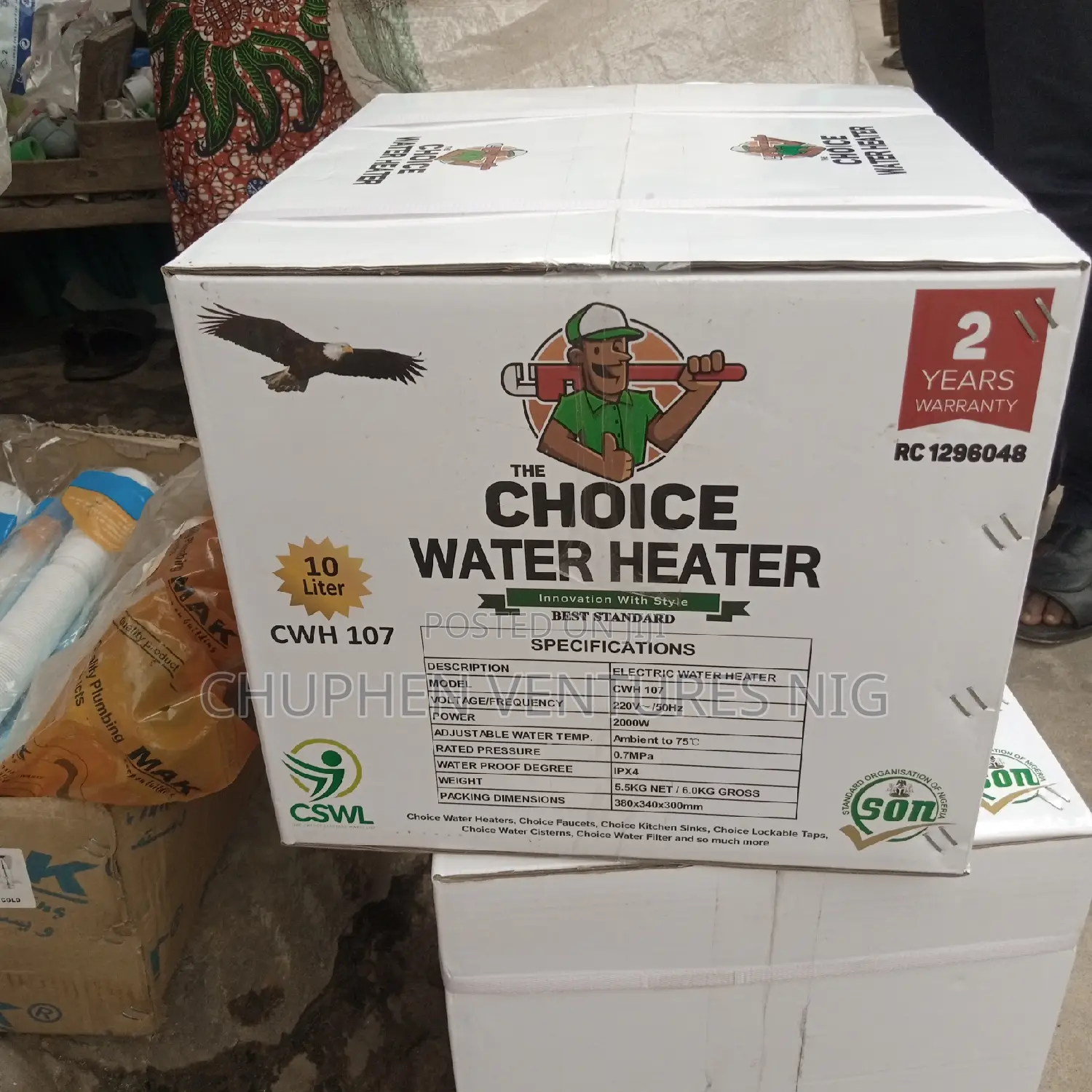 10 Liter Water Heater