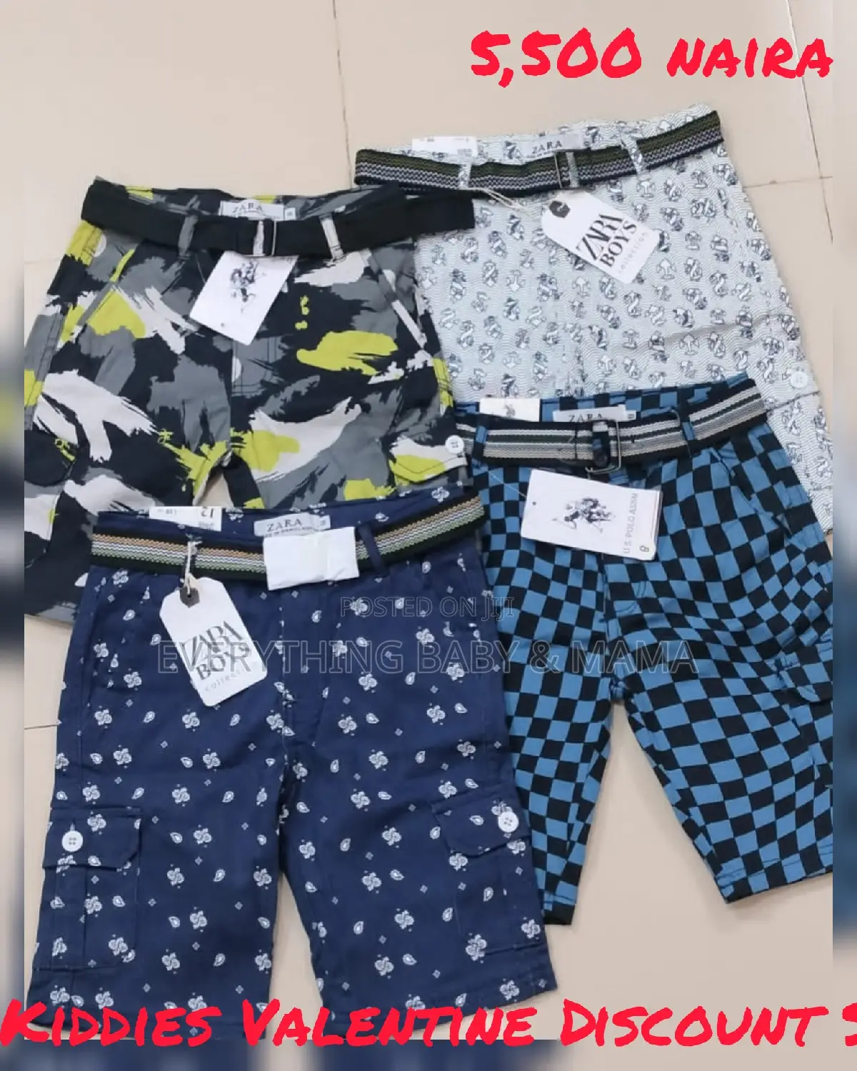 Boys Cargo Shorts