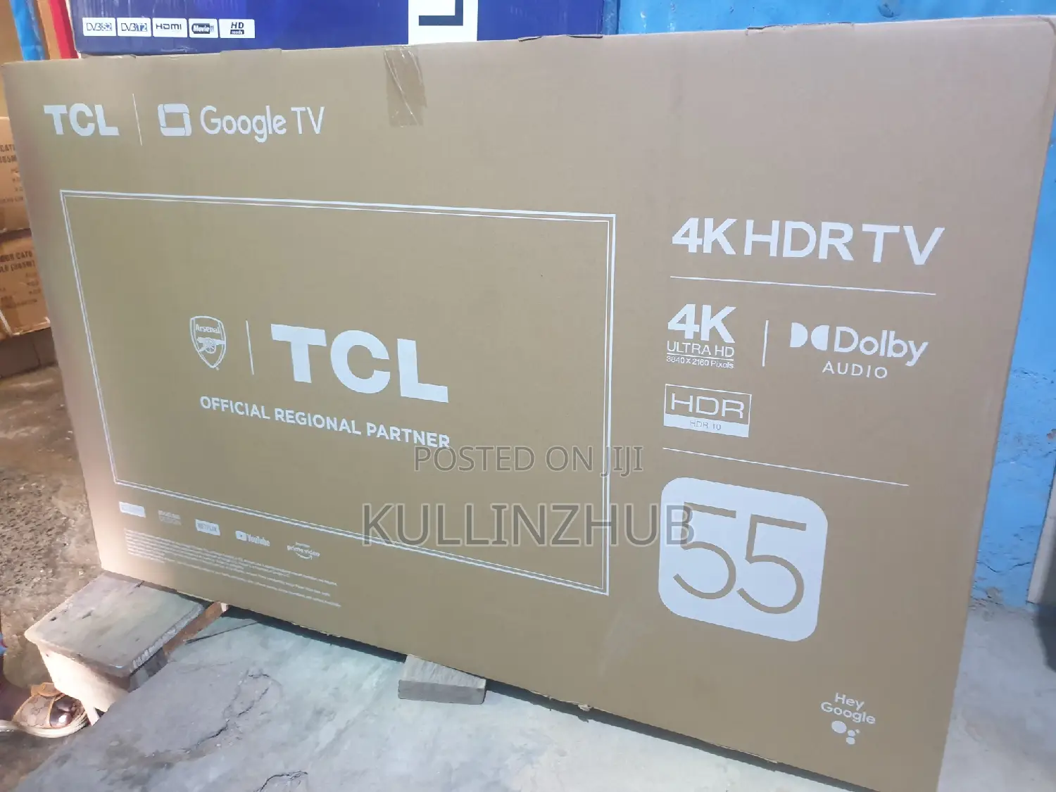 TCL 55"Class 4-Series Uhd HDR LED Smart Google TV -55s446
