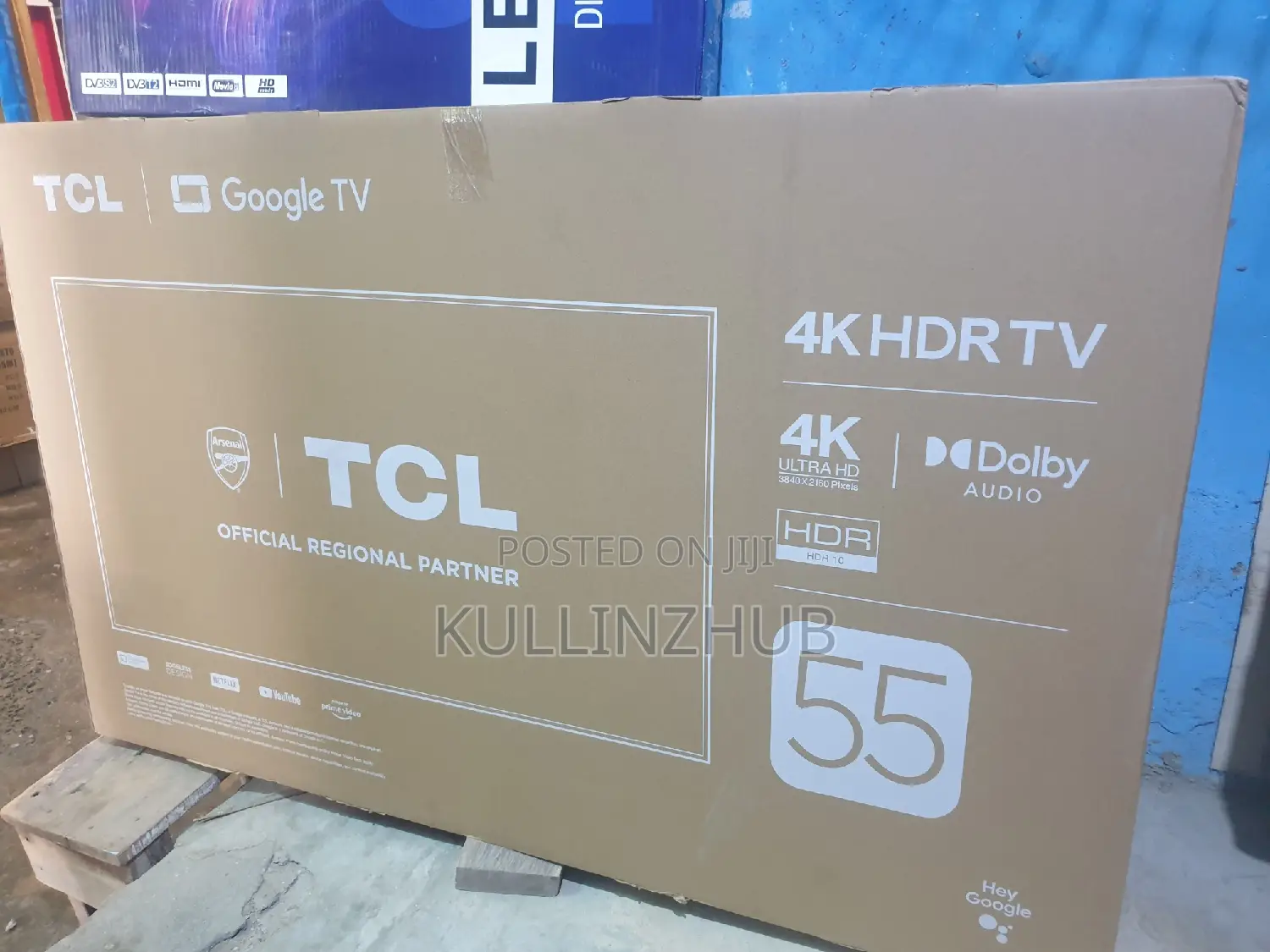 TCL 55"Class 4-Series Uhd HDR LED Smart Google TV -55s446
