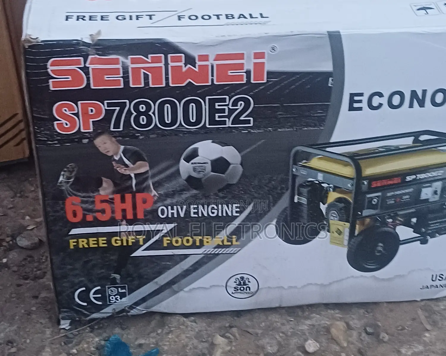 Brand New Senwei Generator SP 7800E2 USA Standard 100% Coppe