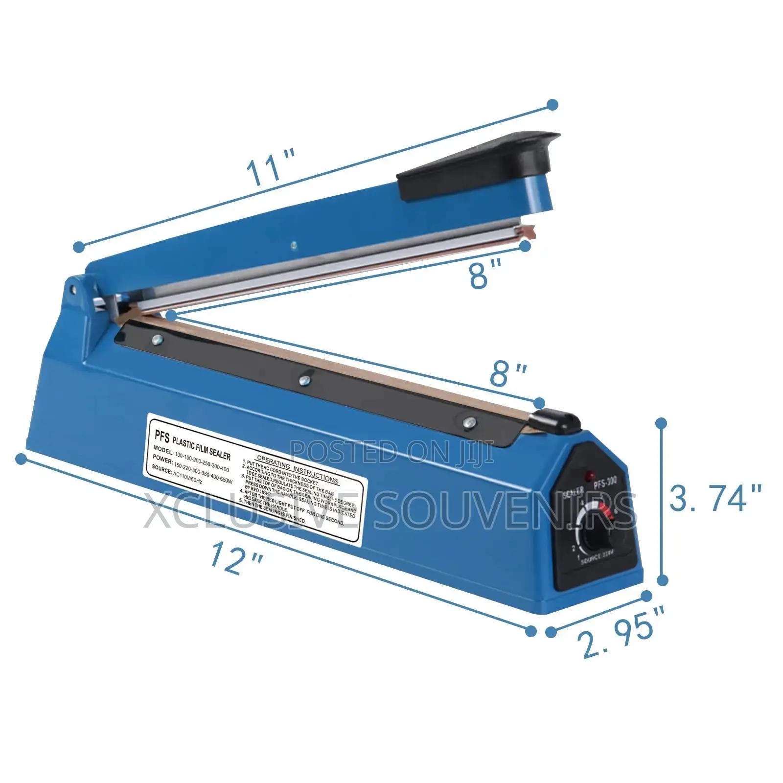 200mm Impulse Heat Sealer Manual Bags Sealer