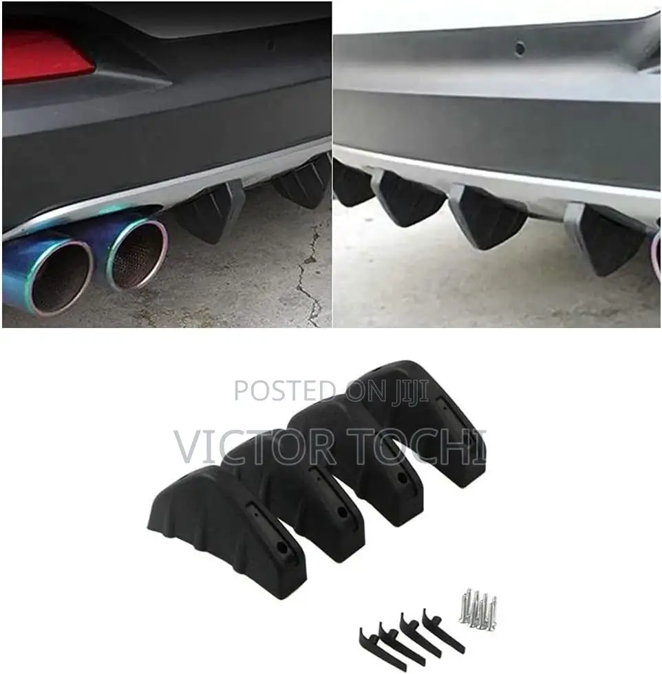 Universal Back Bumper Fin Spoiler Abs