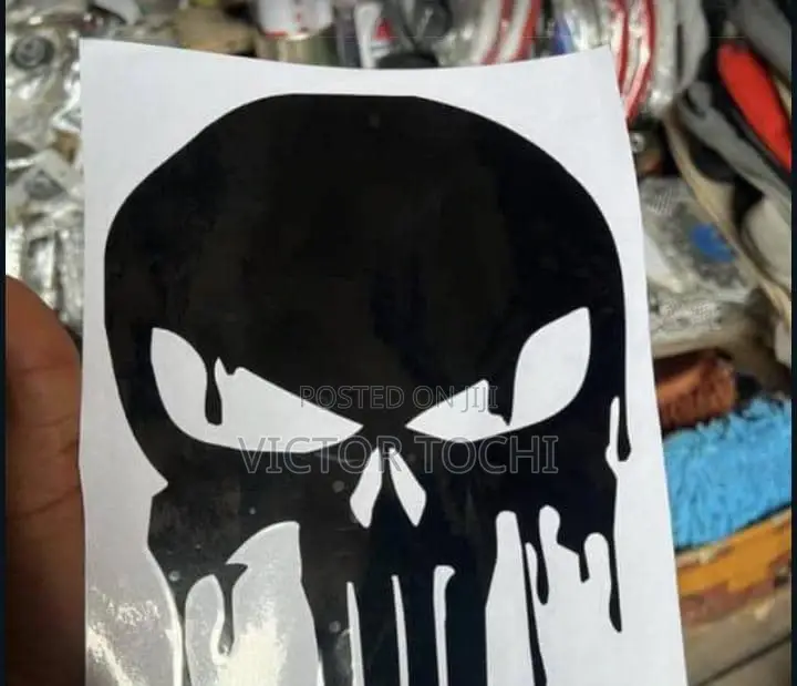 Monster Skull Car Sticker