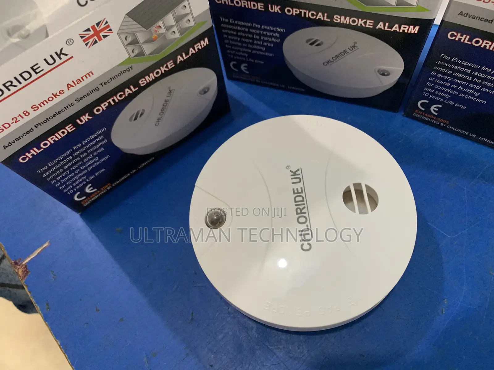 Wireless Battery Smoke Detector (Chloride Uk Fire Alert)