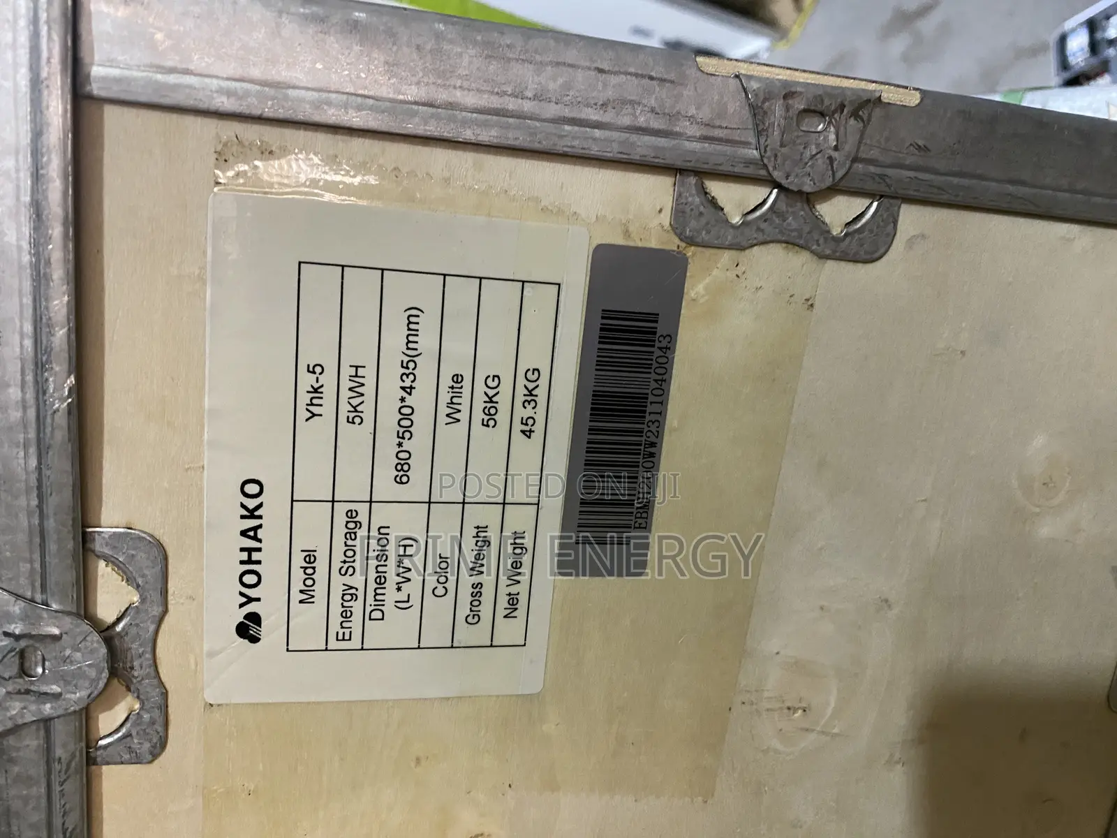 5kwh Yohako Lithium Battery