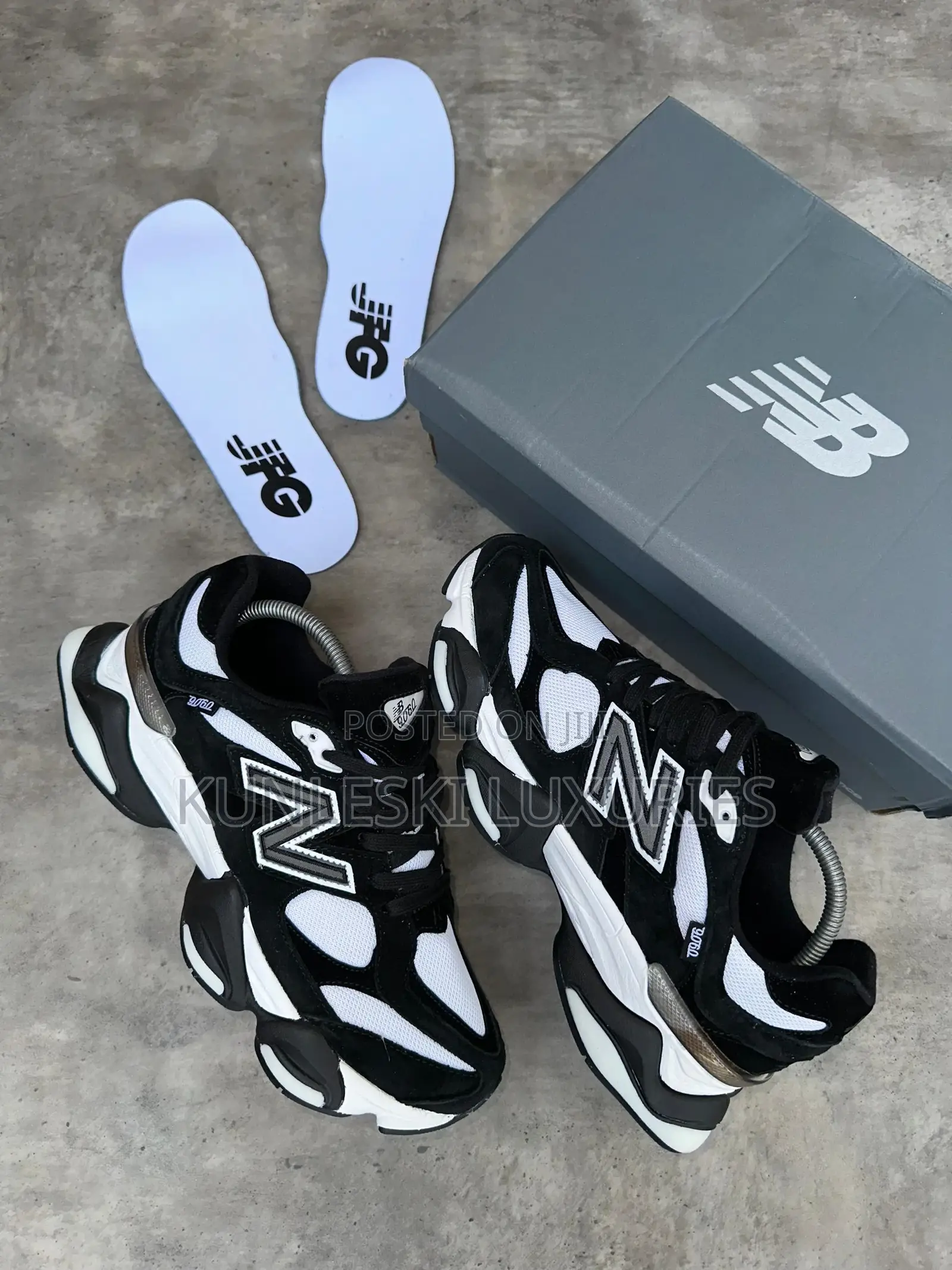 Original New Balance 9060 Panda Sneakers